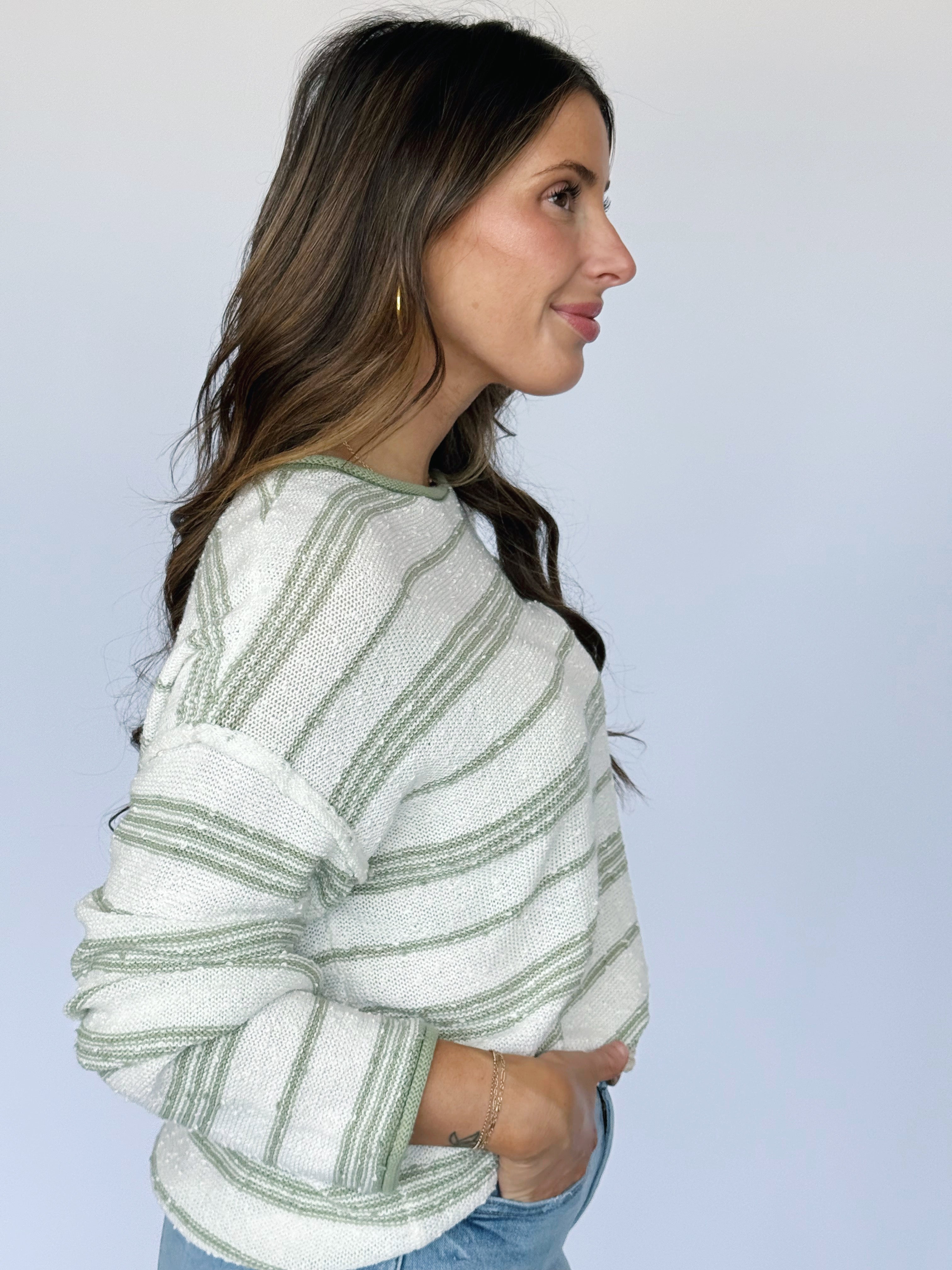 Mack Sweater - LIME - willows clothing SWEATER