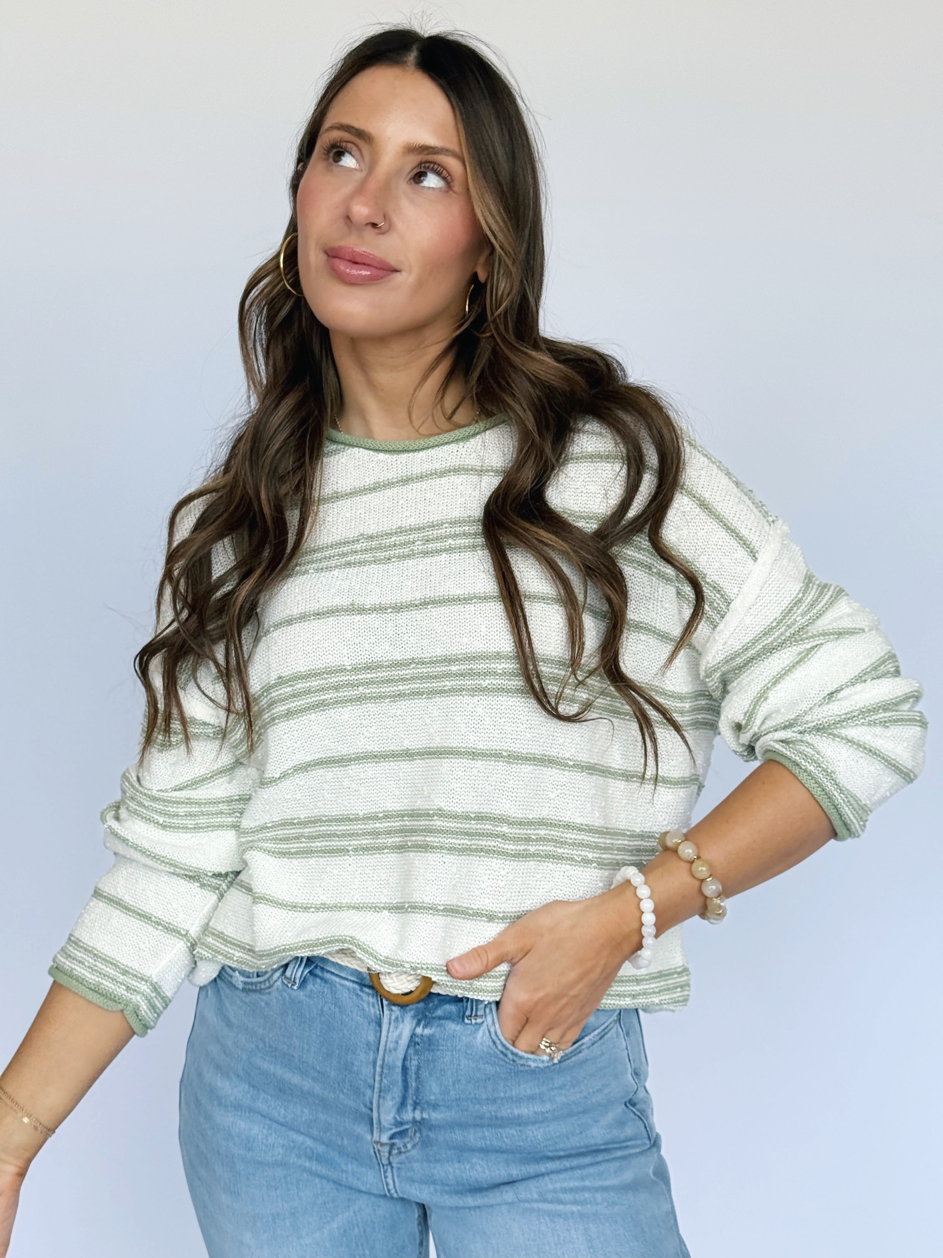 Mack Sweater - LIME - willows clothing SWEATER