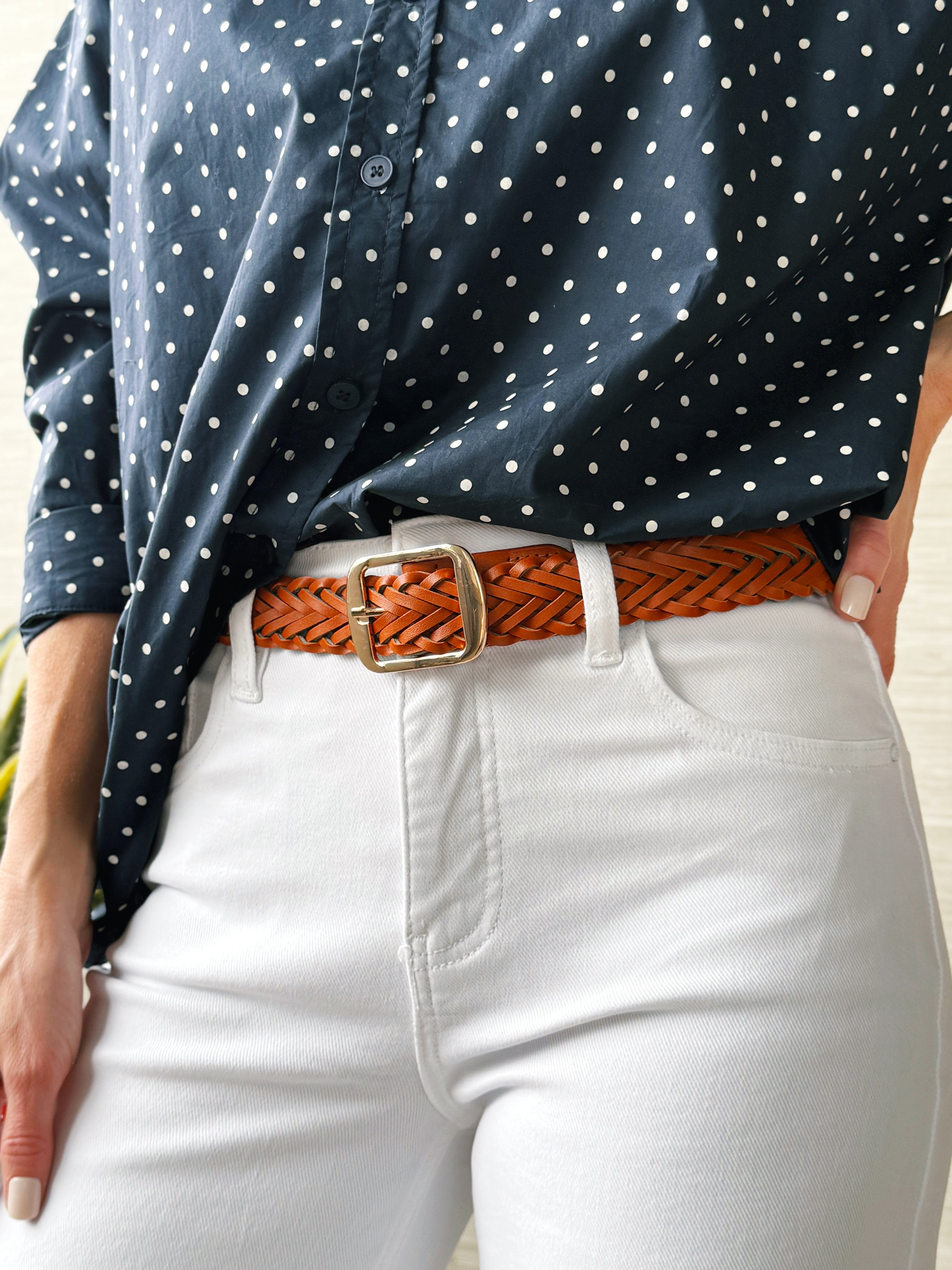 Maikki Braided Belt - BROWN - willows clothing Belts