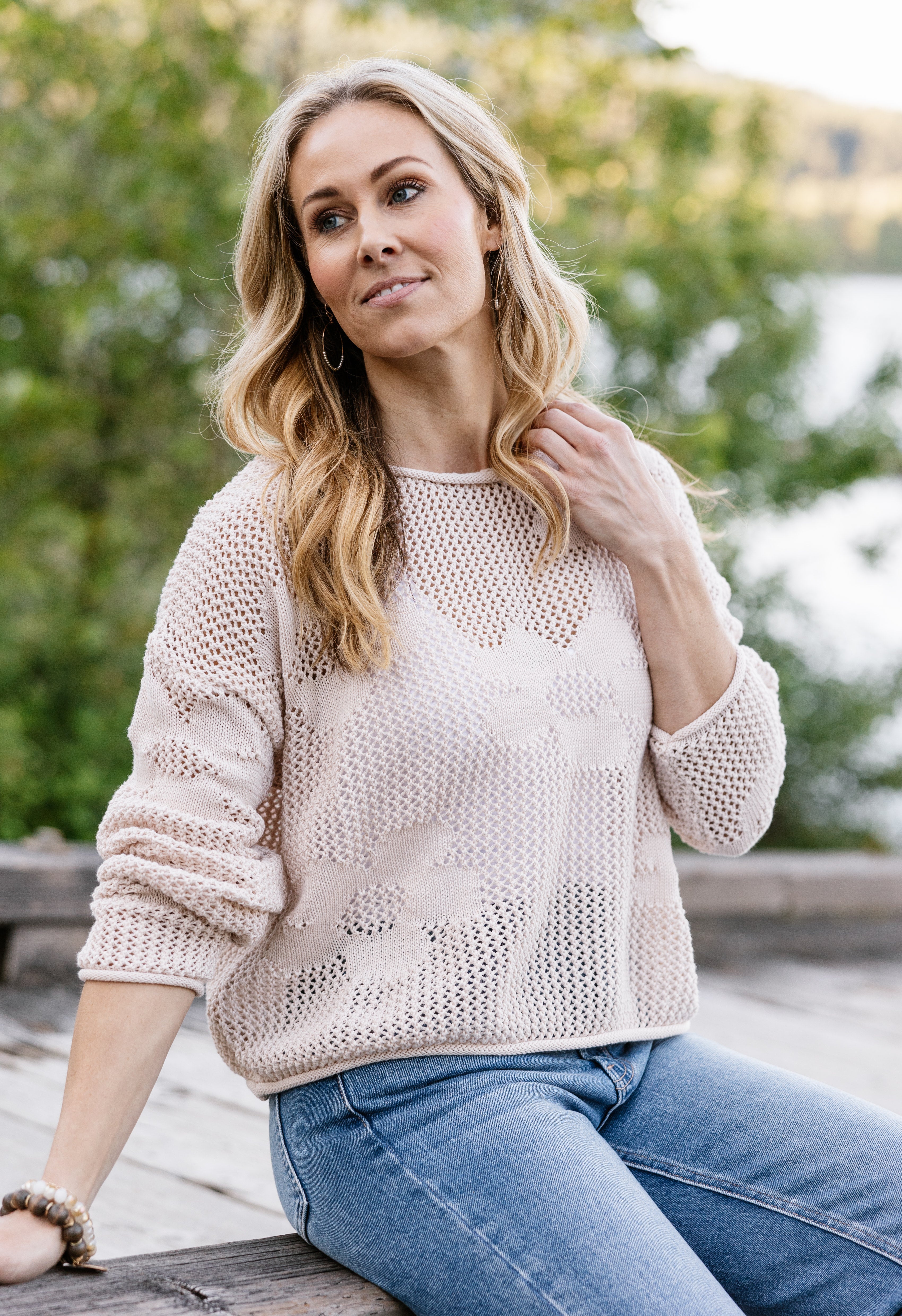 Mandy Sweater - BEIGE - willows clothing SWEATER
