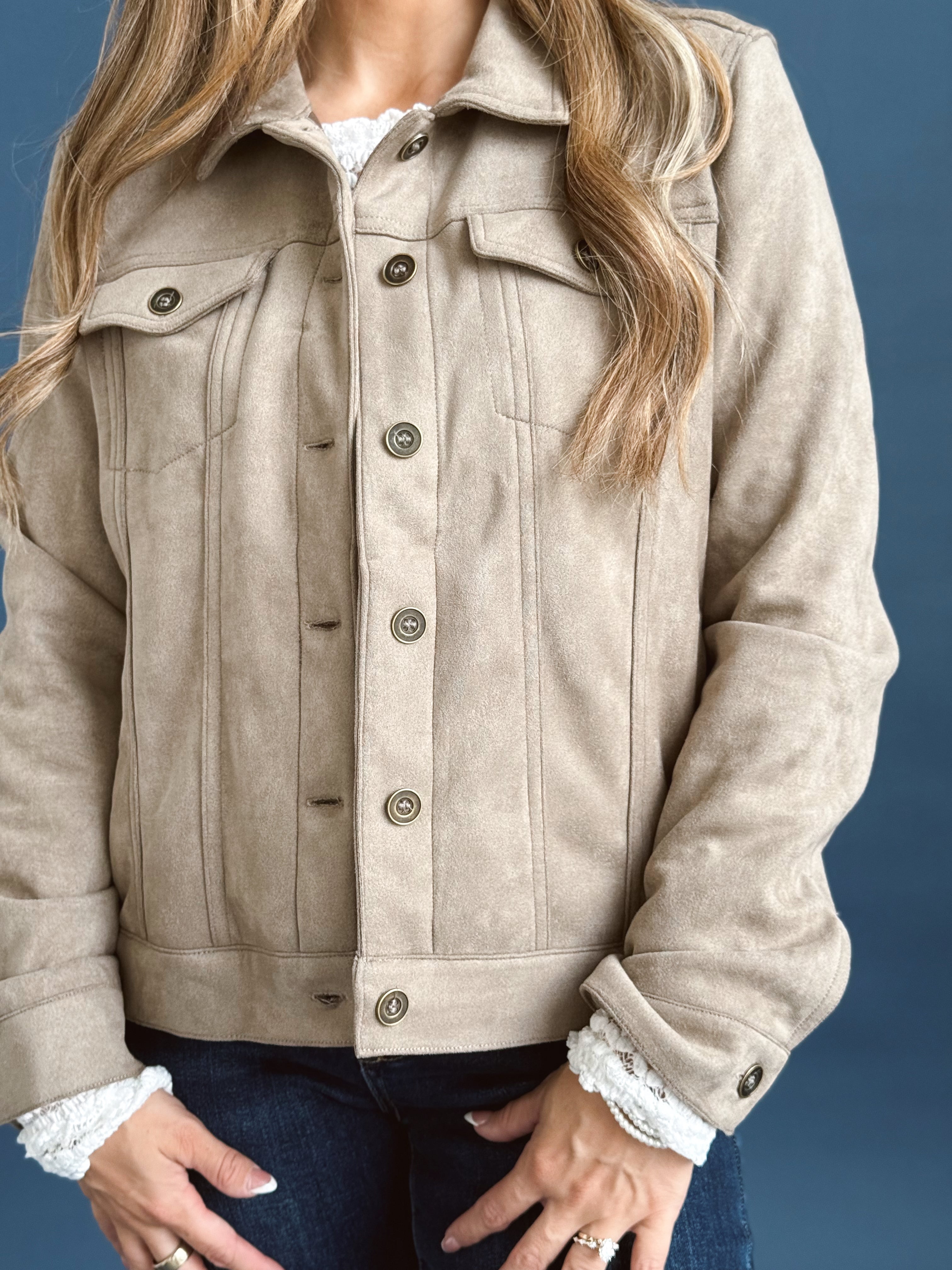 Maple Jacket - TAUPE - willows clothing JACKET