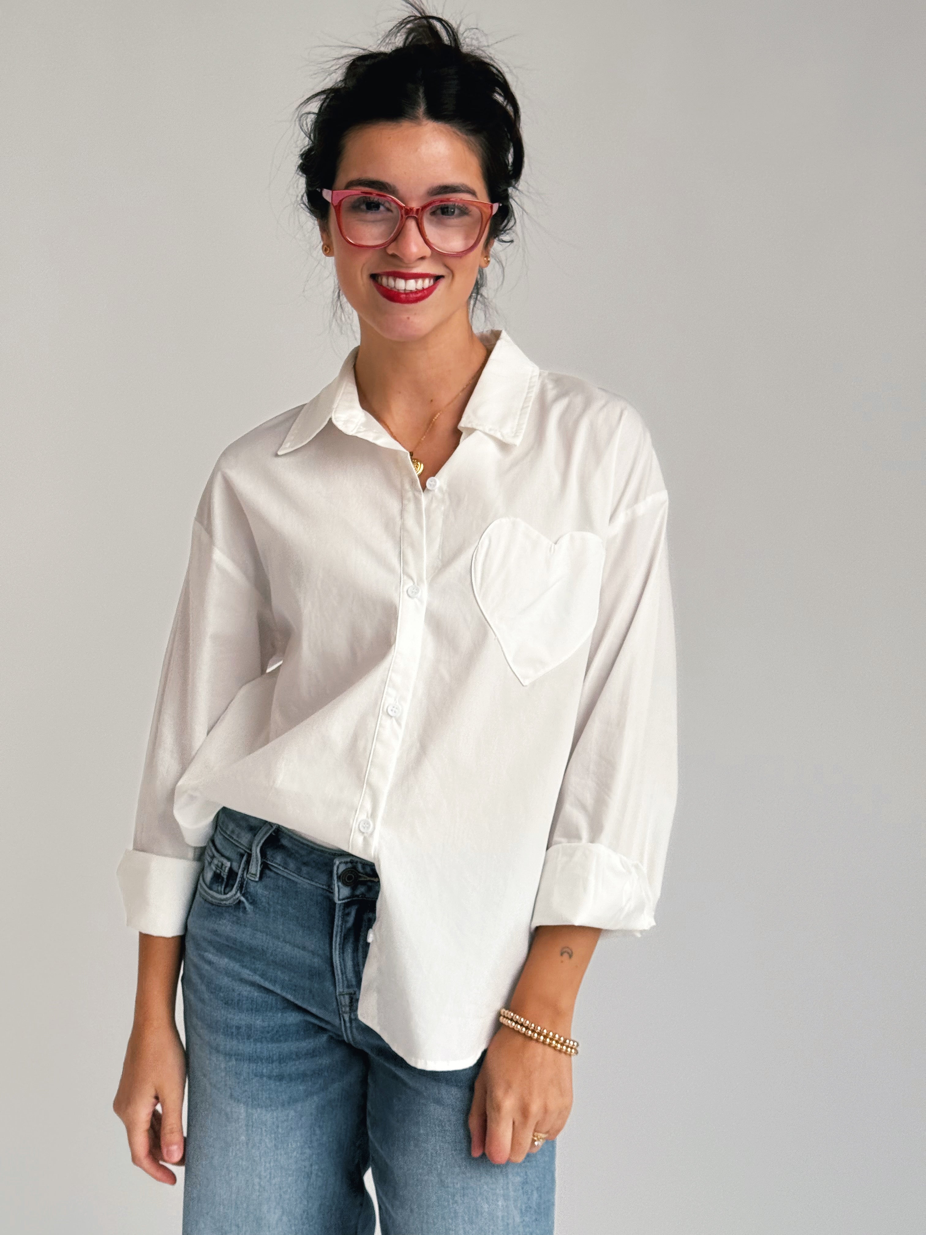 Matchmaker Blouse - WHITE - willows clothing BLOUSE