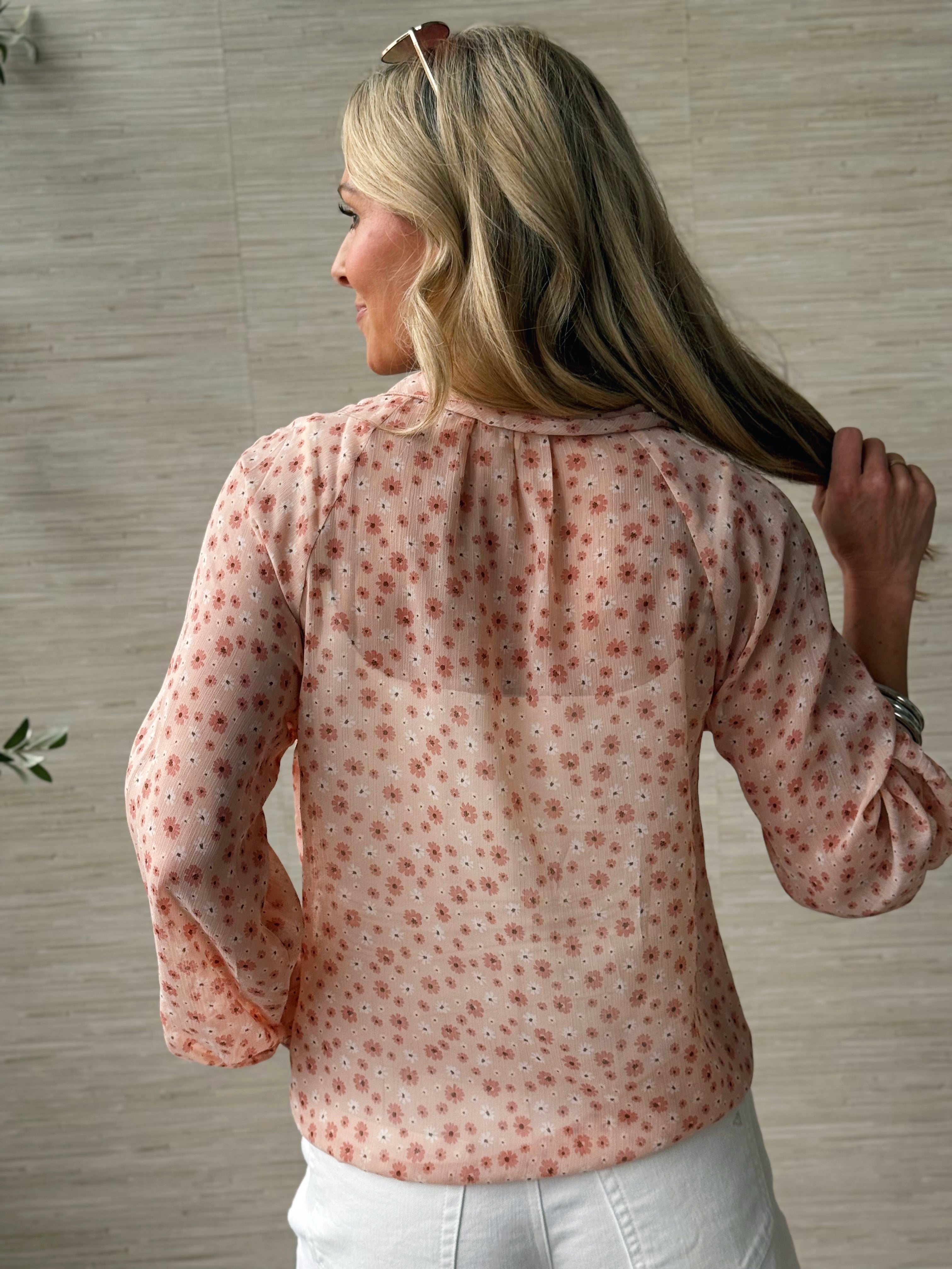 Matilda Blouse - PINK - willows clothing BLOUSE