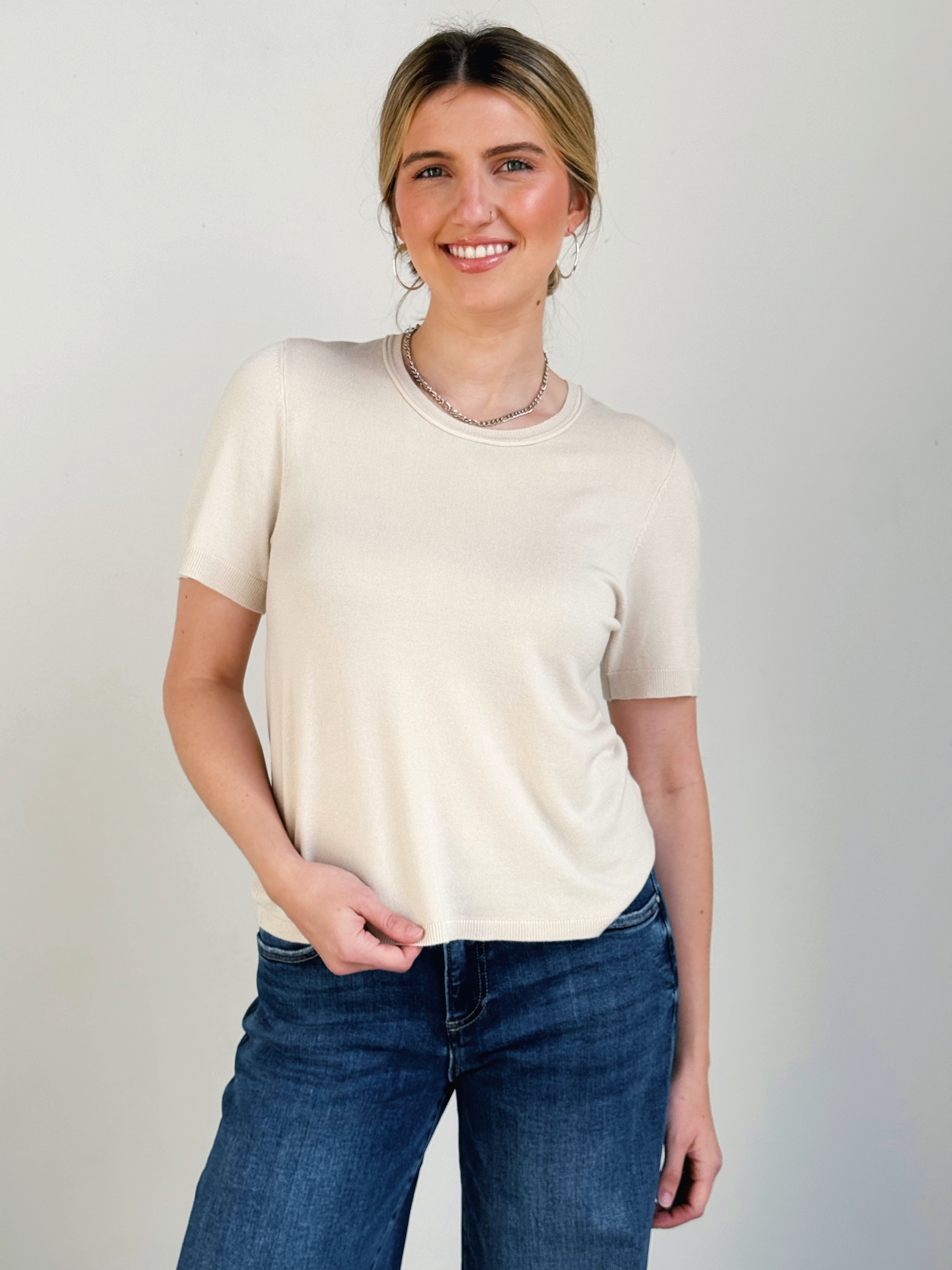 McKenzie Sweater - NATURAL - willows clothing SWEATER