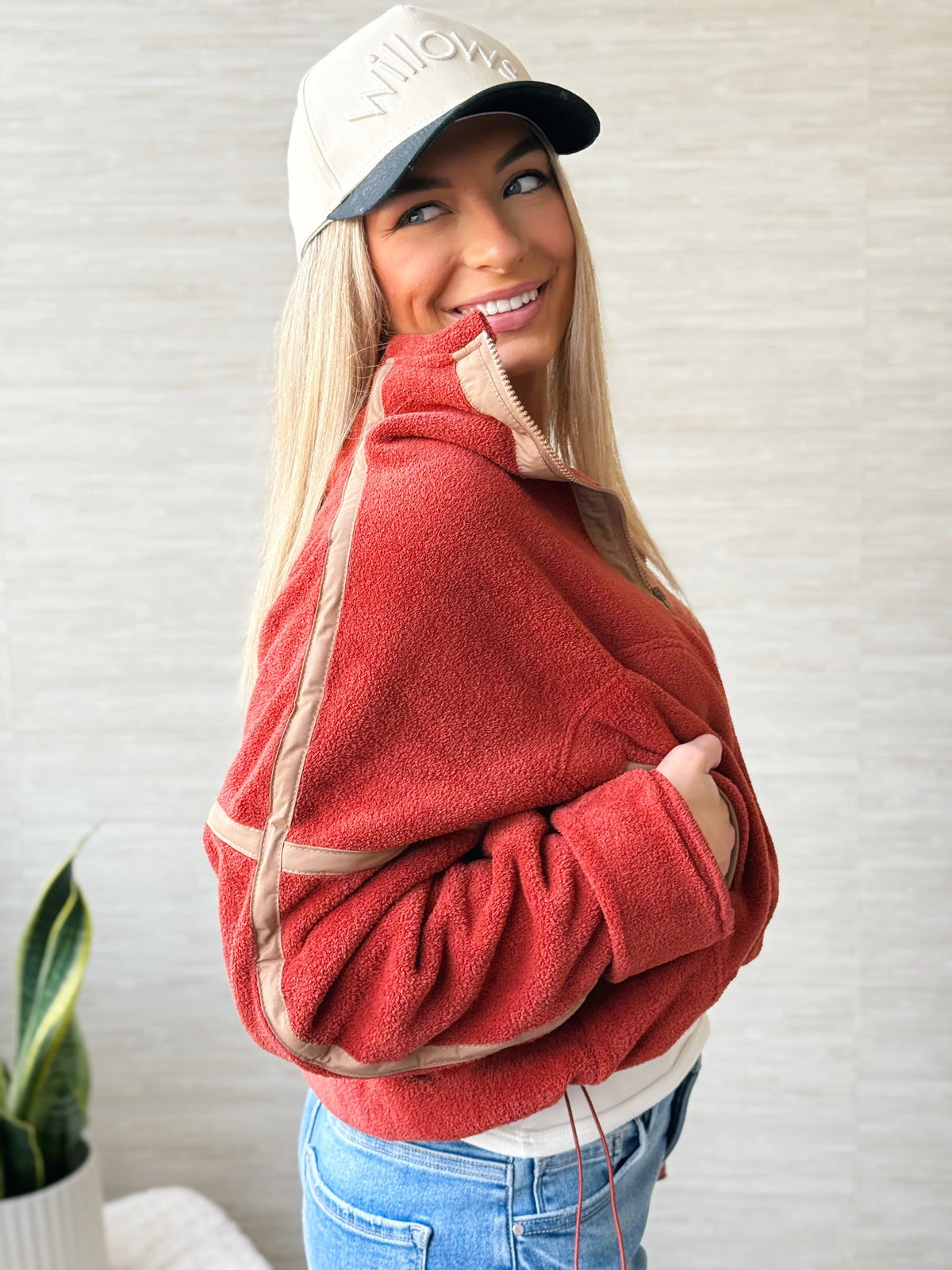 Meet Me at the Pumpkin Patch Sweatshirt - BRICK - willows clothing SWEATSHIRT