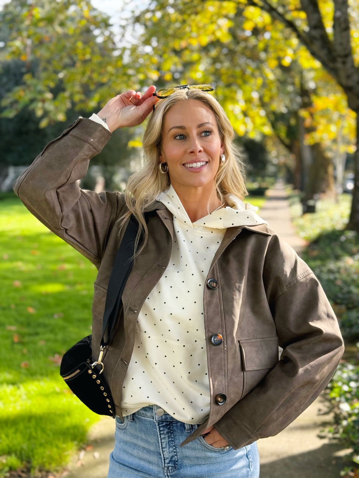 Meet Me At Willows Jacket - ESPRESSO - willows clothing JACKET