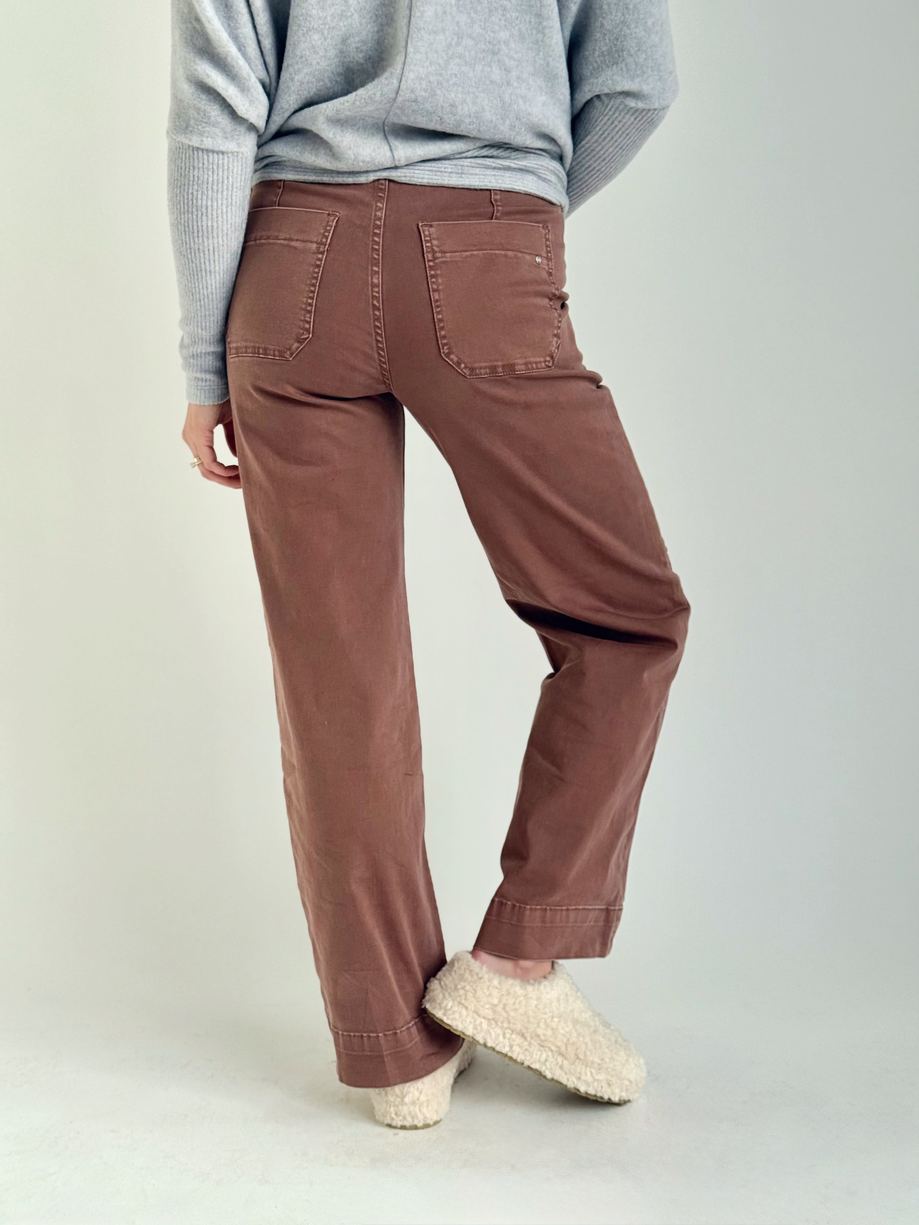 [MICA] Arden Jean - COCOA - willows clothing WIDE LEG