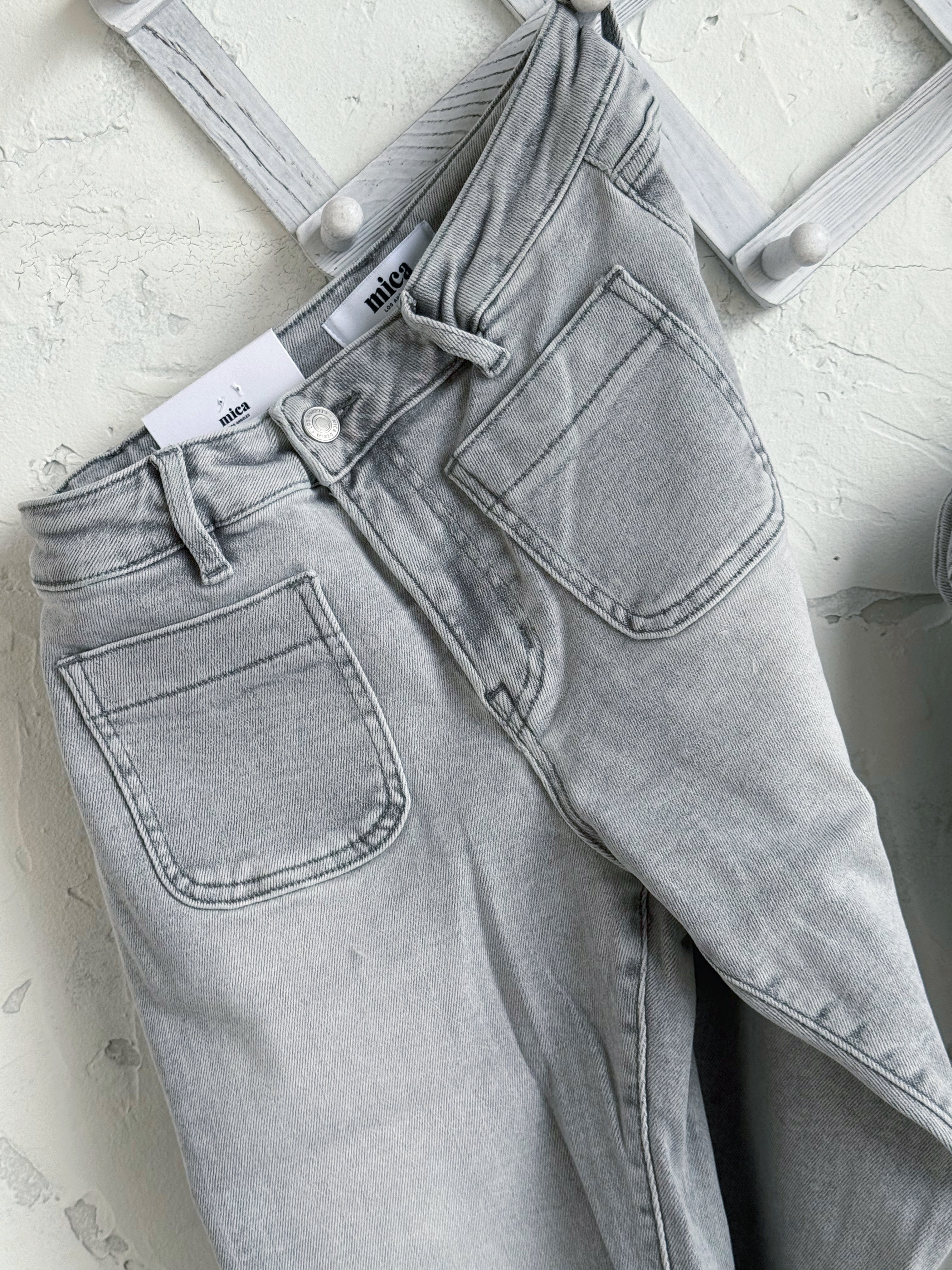 [MICA] Audrie Jean - NARDO GREY - willows clothing CROP WIDE LEG