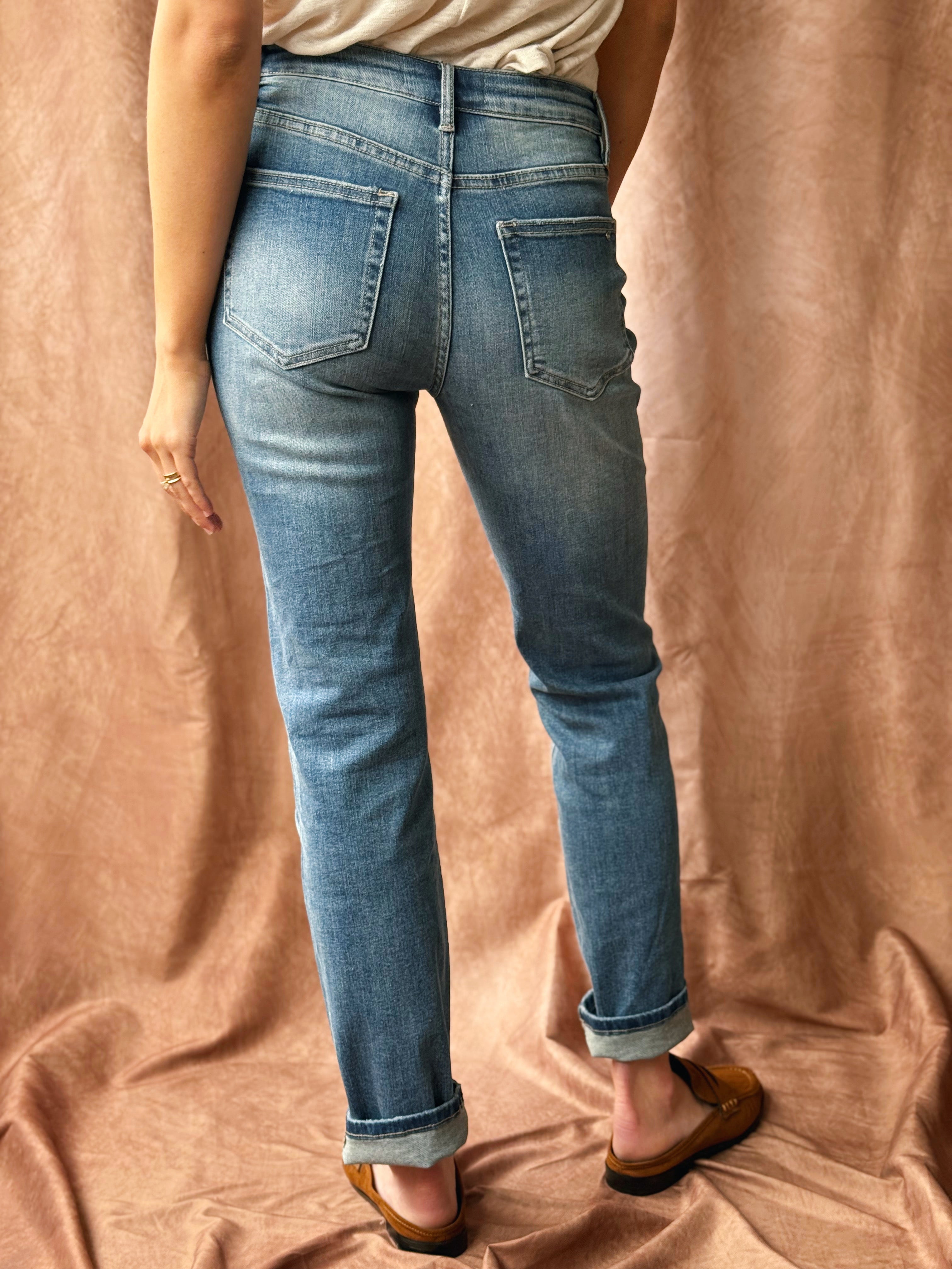 [MICA] Cadence Straight Leg Jean - LUNAR BLUE - willows clothing Straight Leg