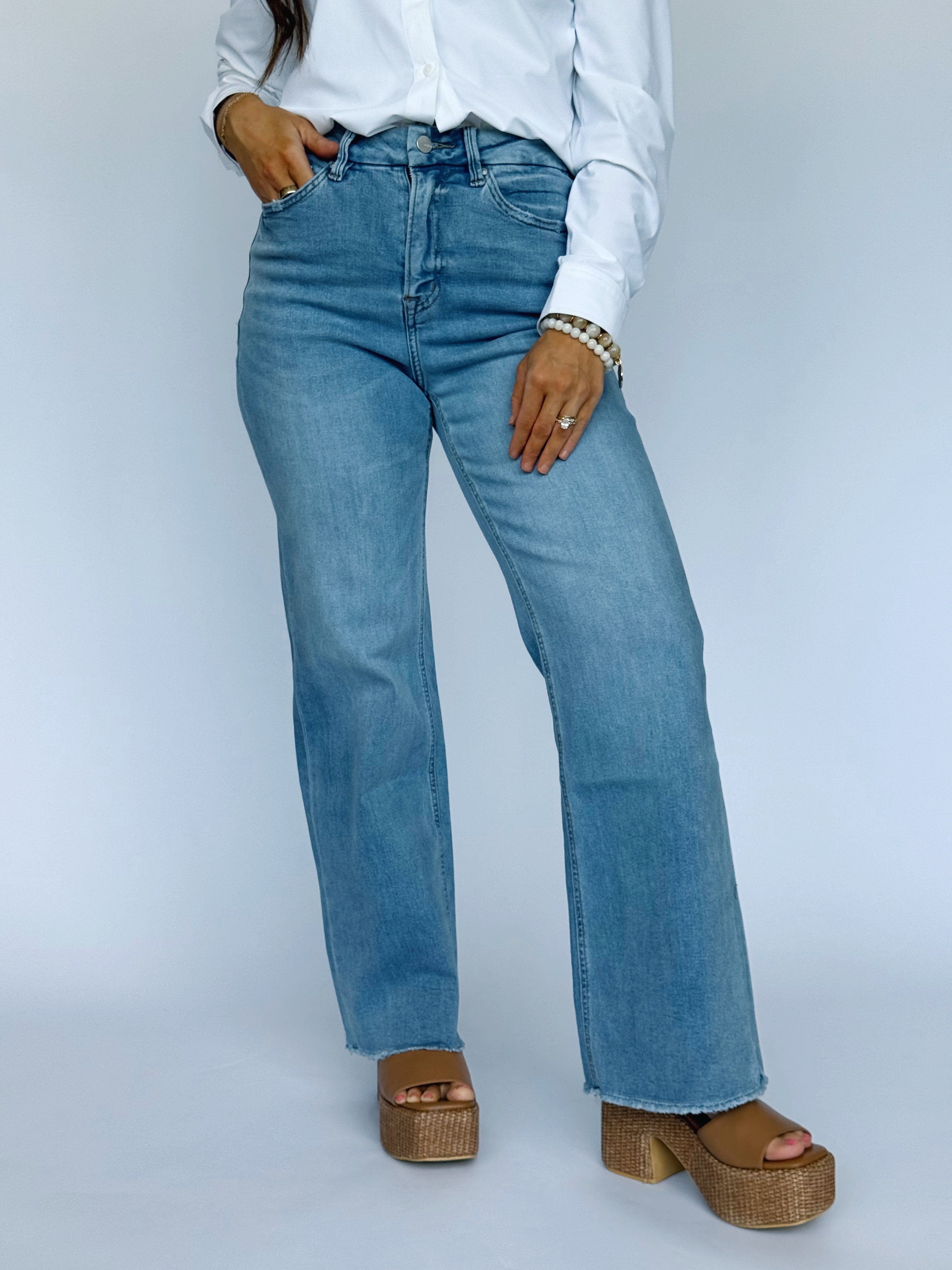 [MICA] Margaret Jean - CIEL BLUE - willows clothing WIDE LEG