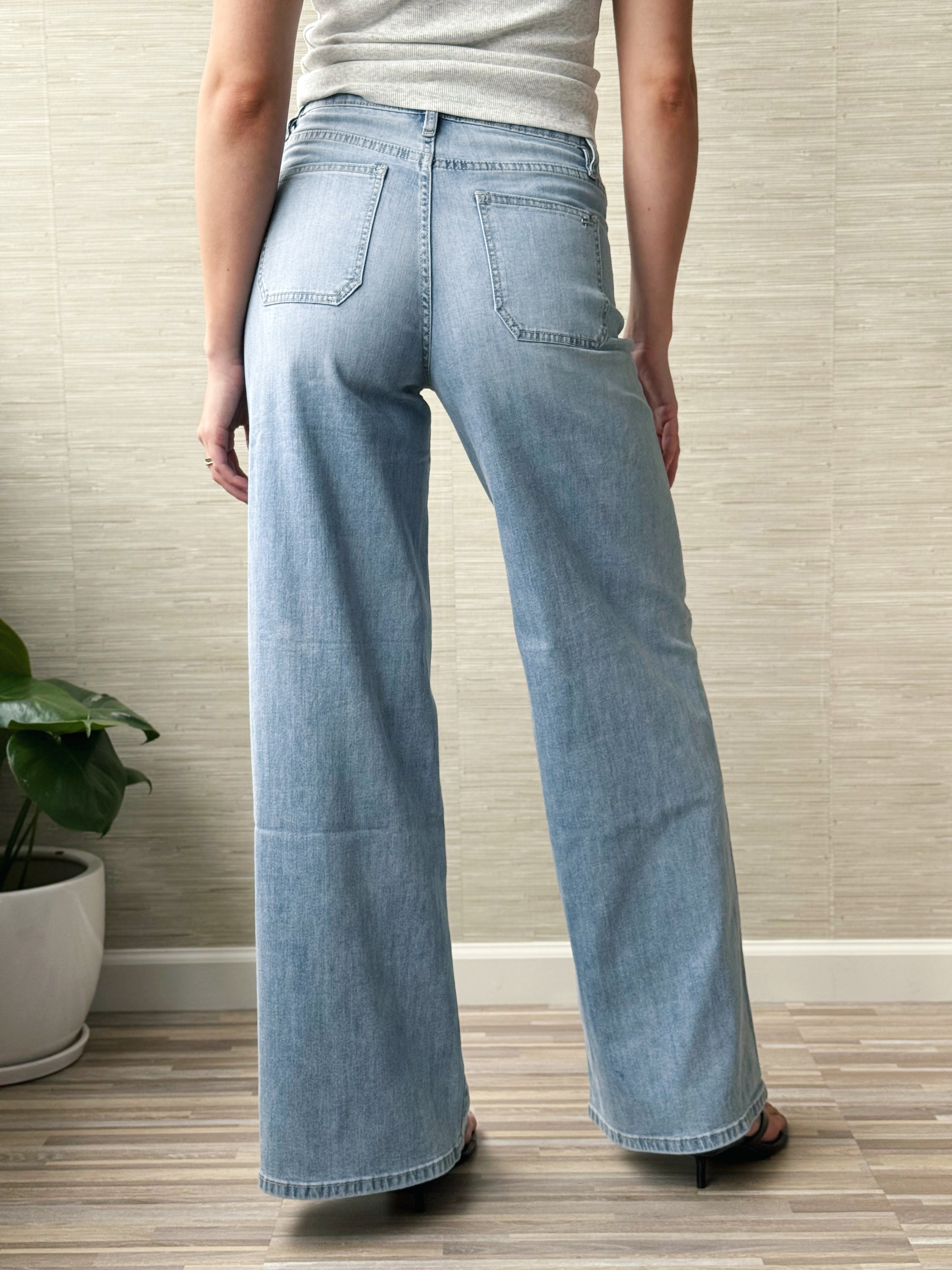 [MICA] Reggie Jean - LINK WATER - willows clothing WIDE LEG
