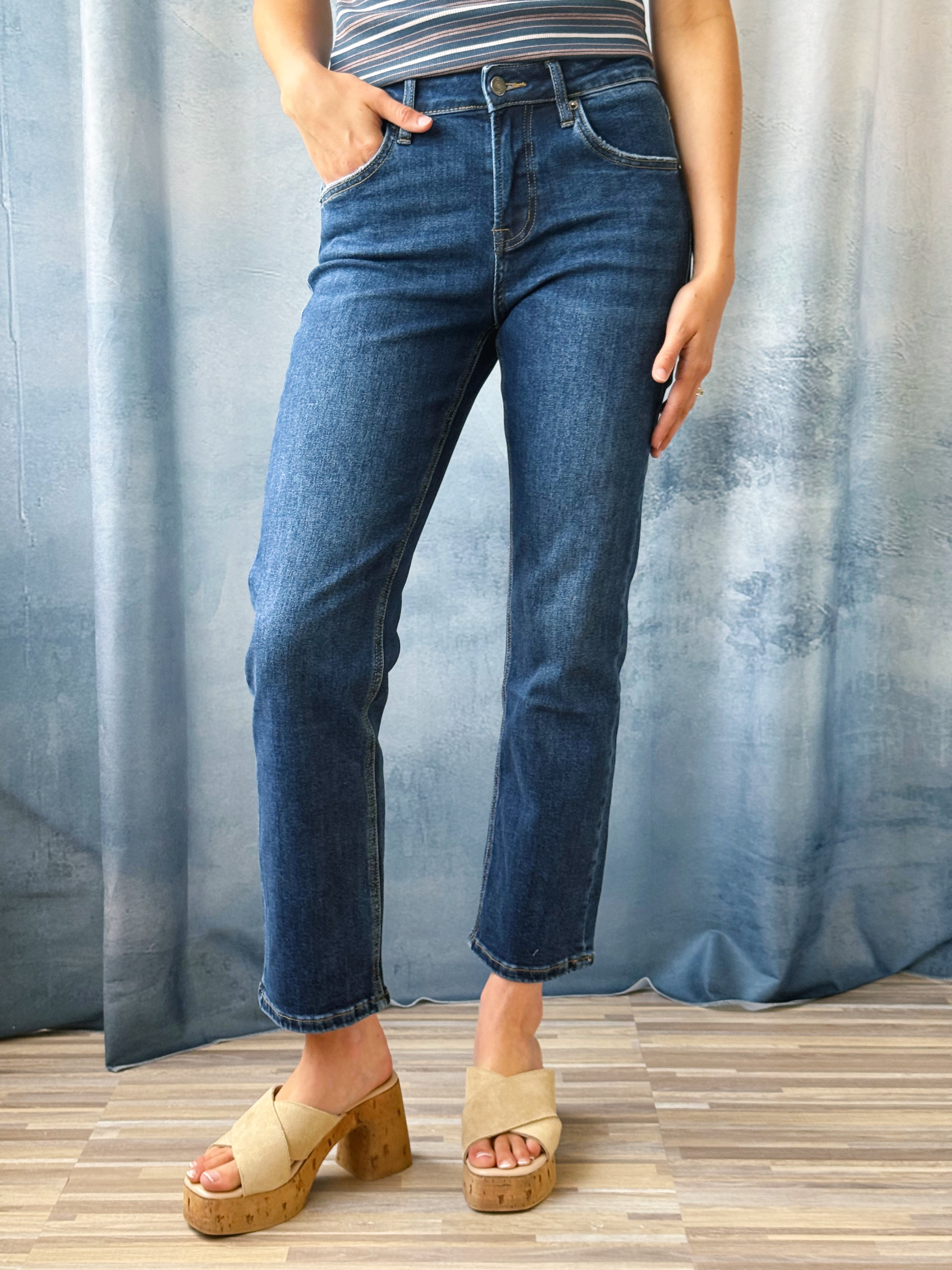 [MICA] Ricki Jean - DARK BISCAY - willows clothing ANKLE