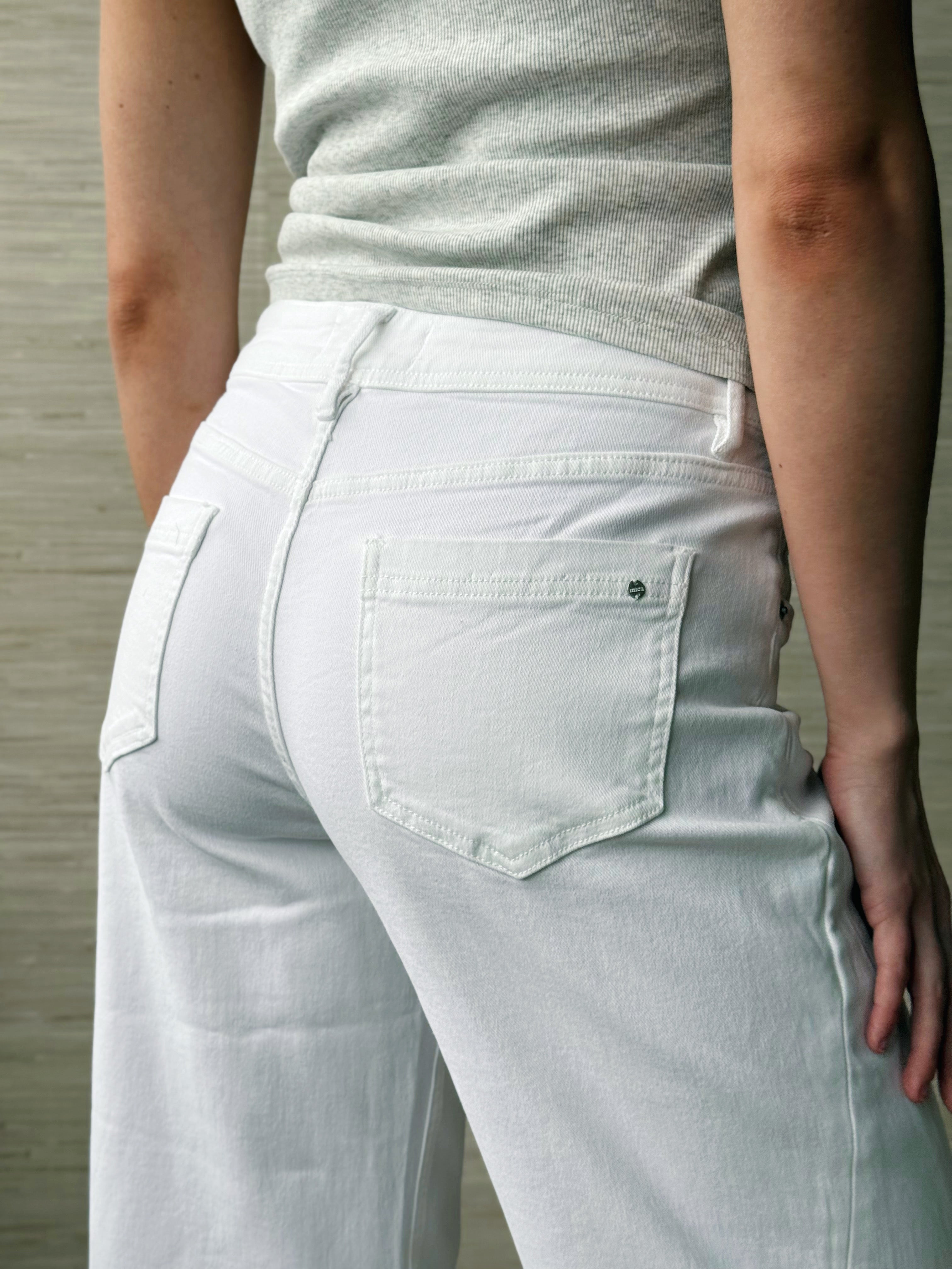 [MICA] Vega Jean - CLEAR WHITE - willows clothing WIDE LEG
