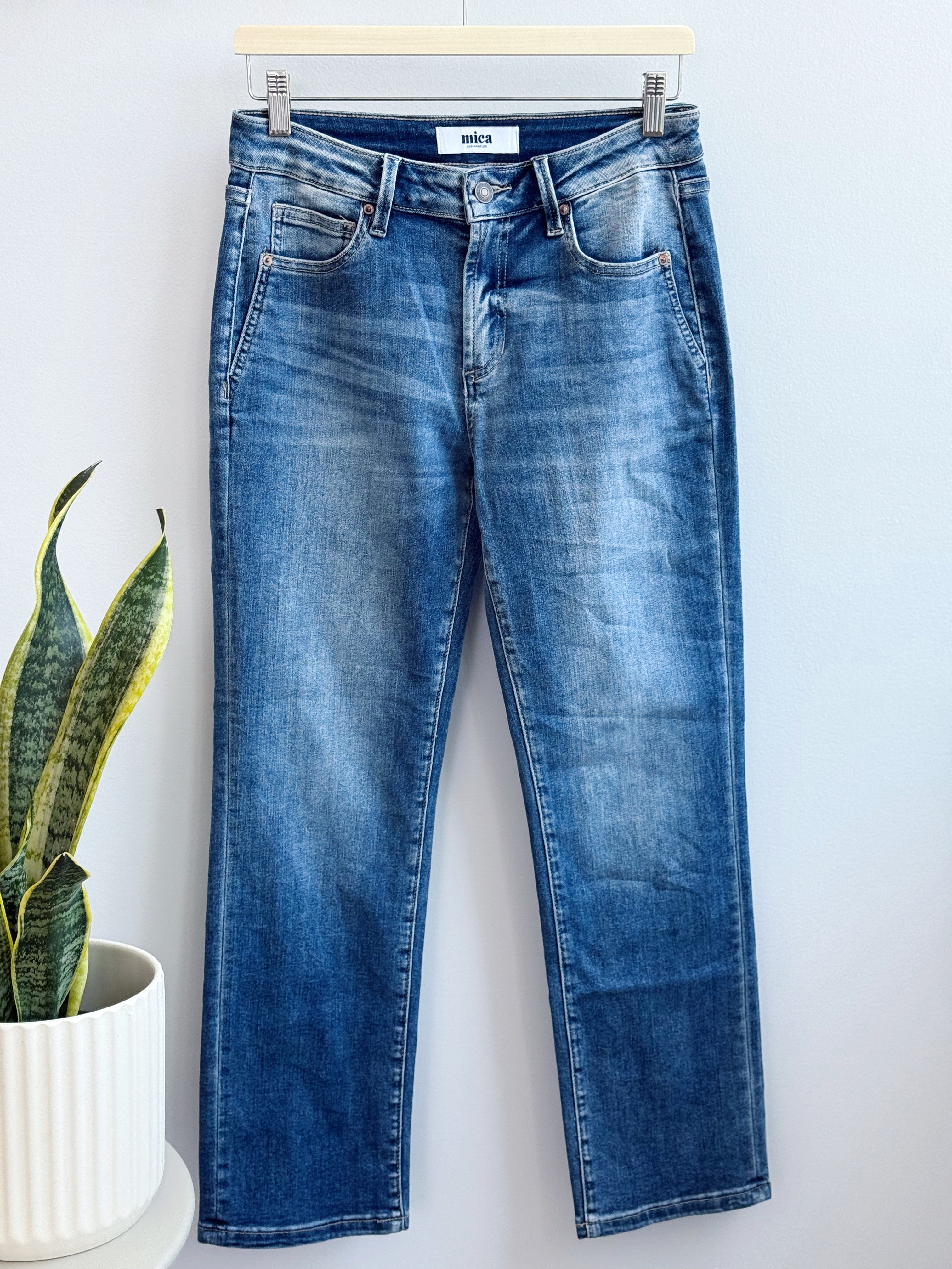 [MICA] Yvette Jean - ABBEY BLUE - willows clothing Straight Leg