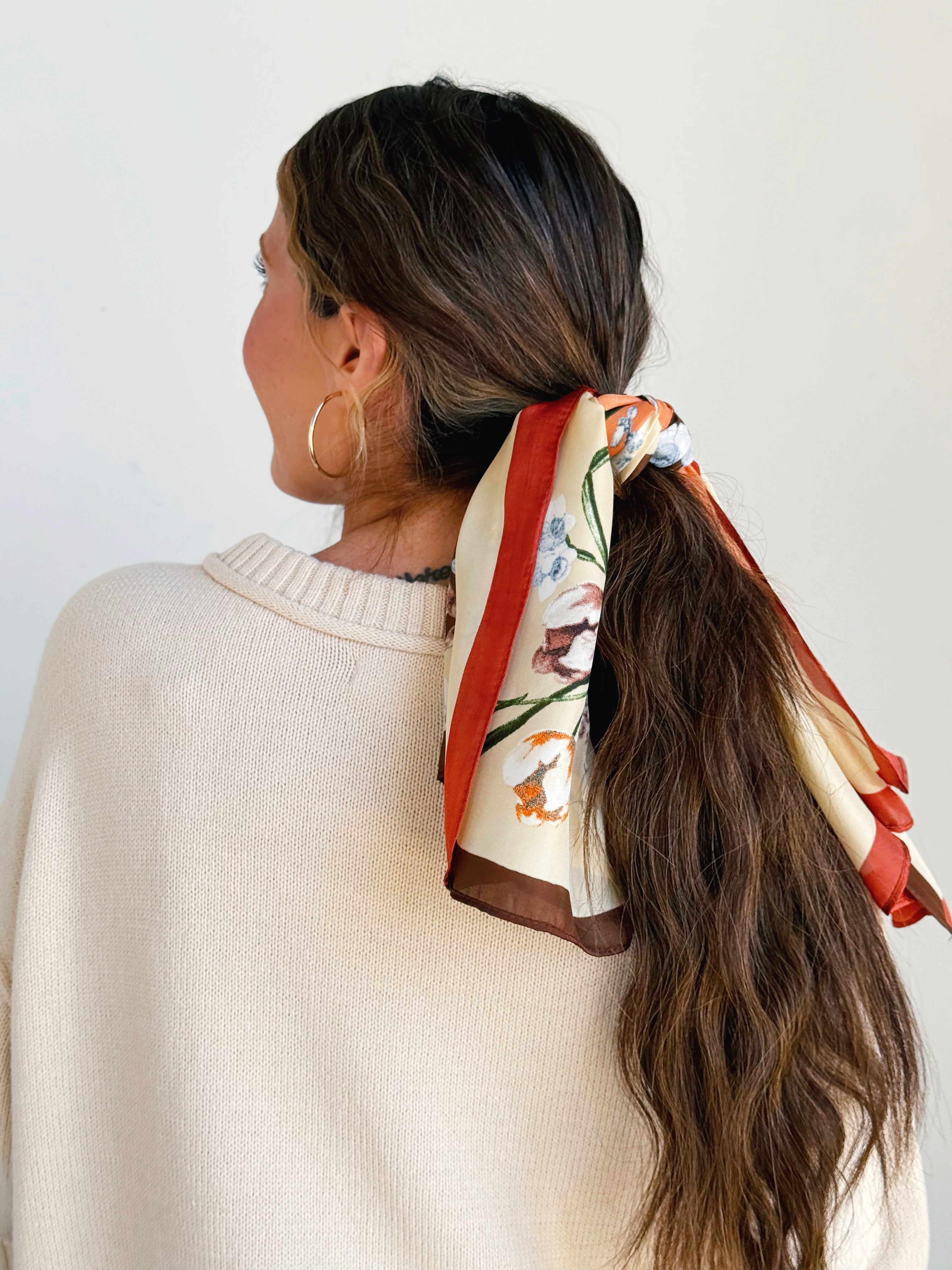 Milan Scarf - BRICK - willows clothing Scarves