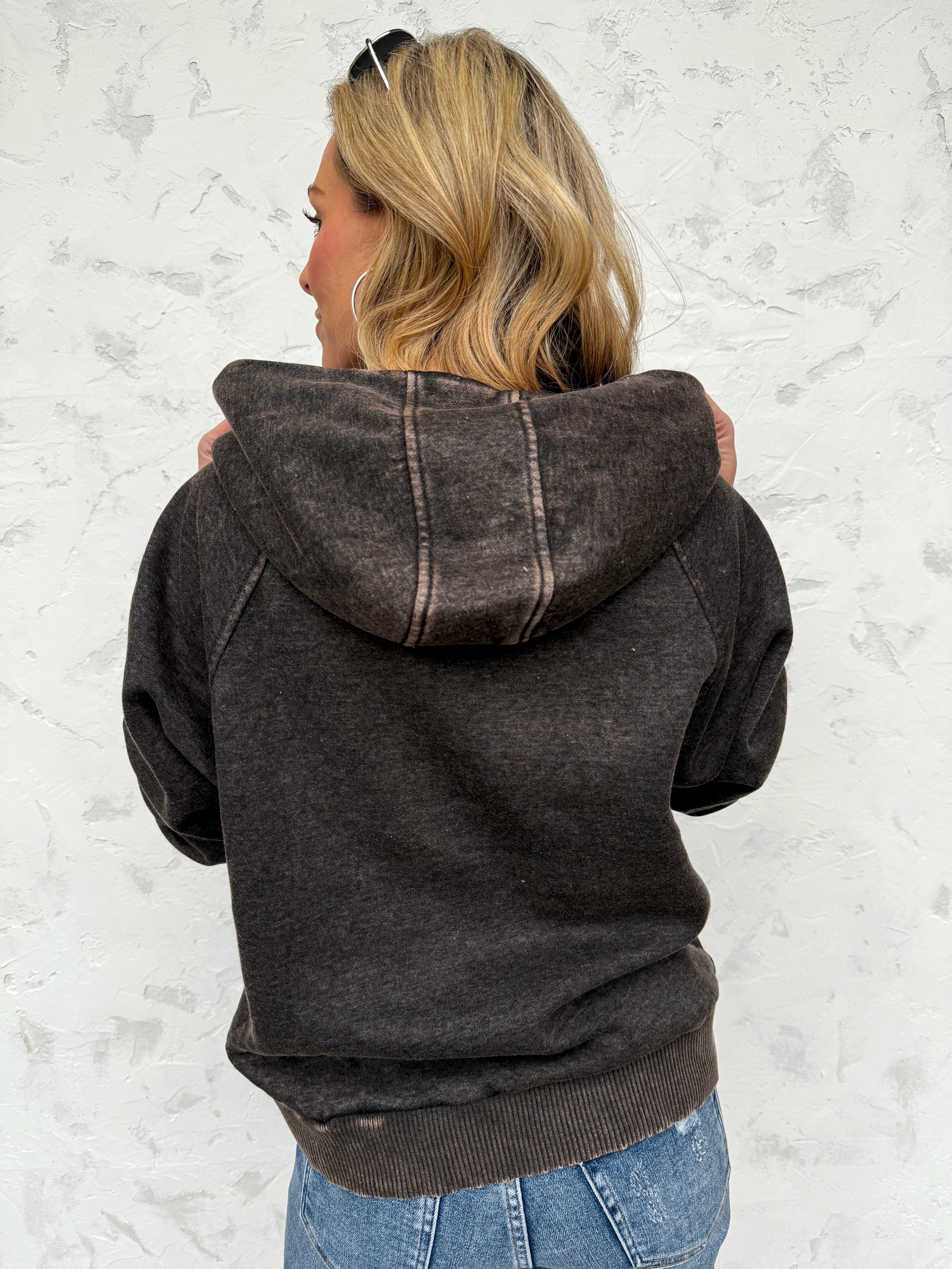 Miller Sweatshirt - ASH BLACK - willows clothing SWEATSHIRT