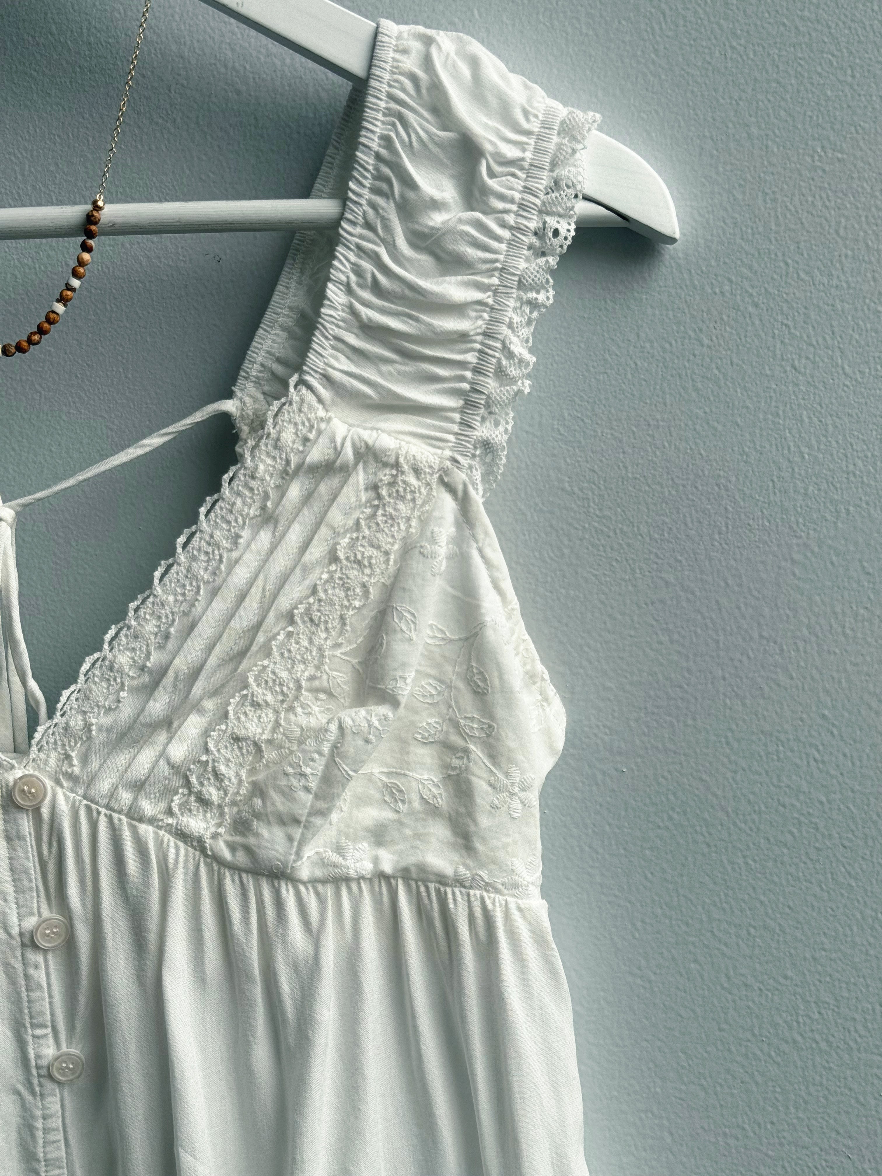 Mirabelle Tank - WHITE - willows clothing TANK