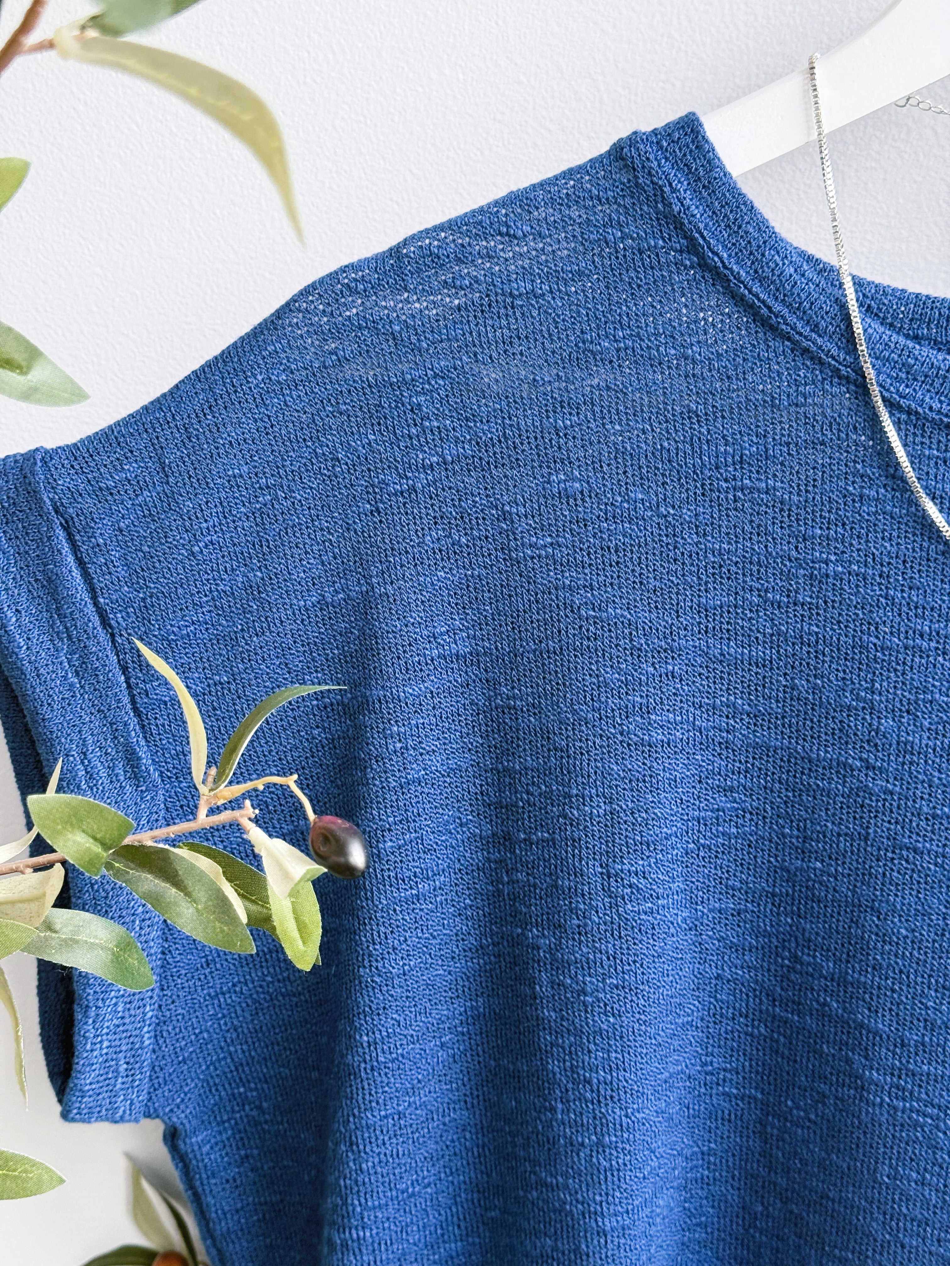 Misty Tee - LIGHT NAVY - willows clothing S/S SHIRT