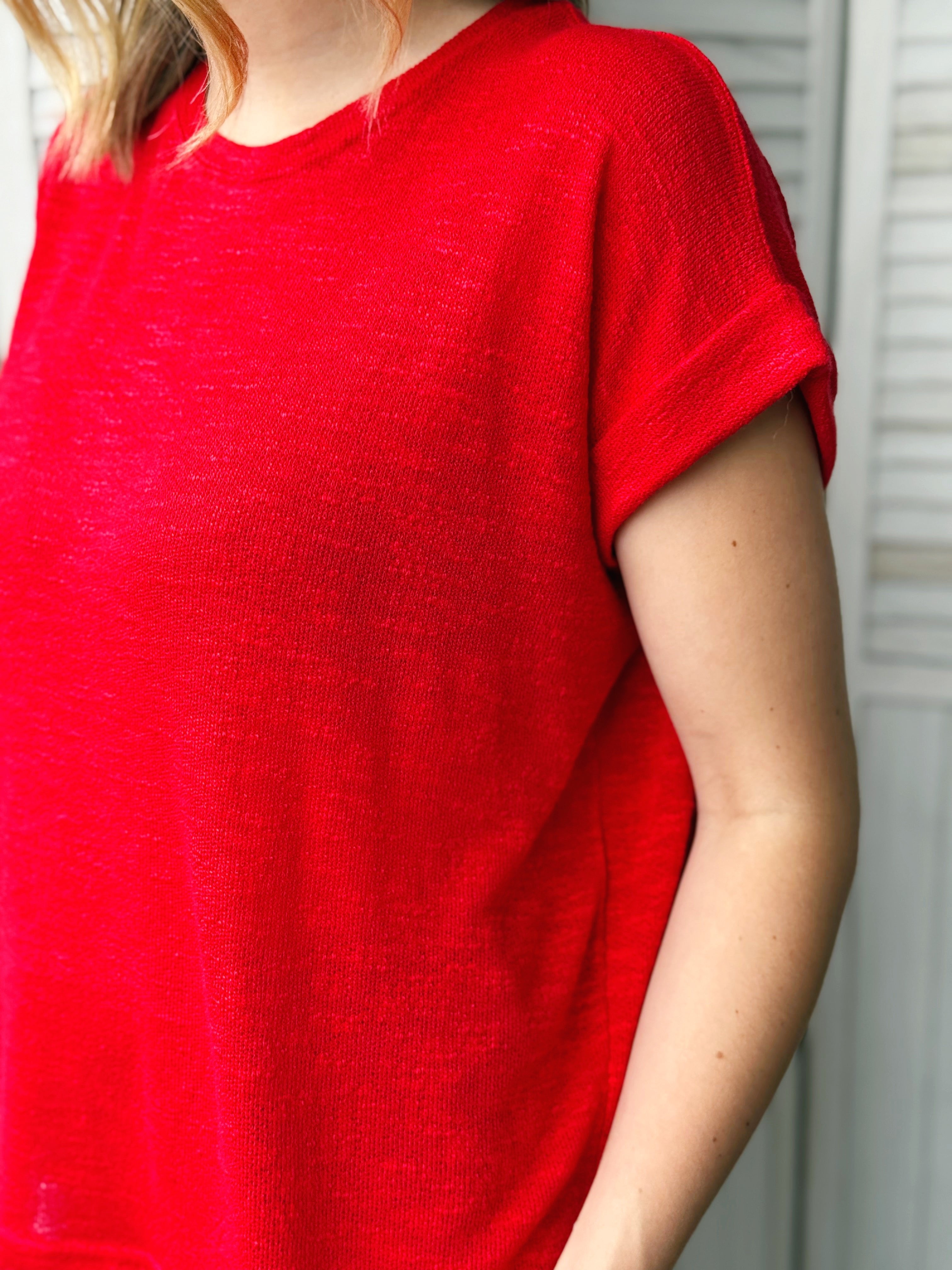 Misty Tee - RUBY - willows clothing S/S SHIRT