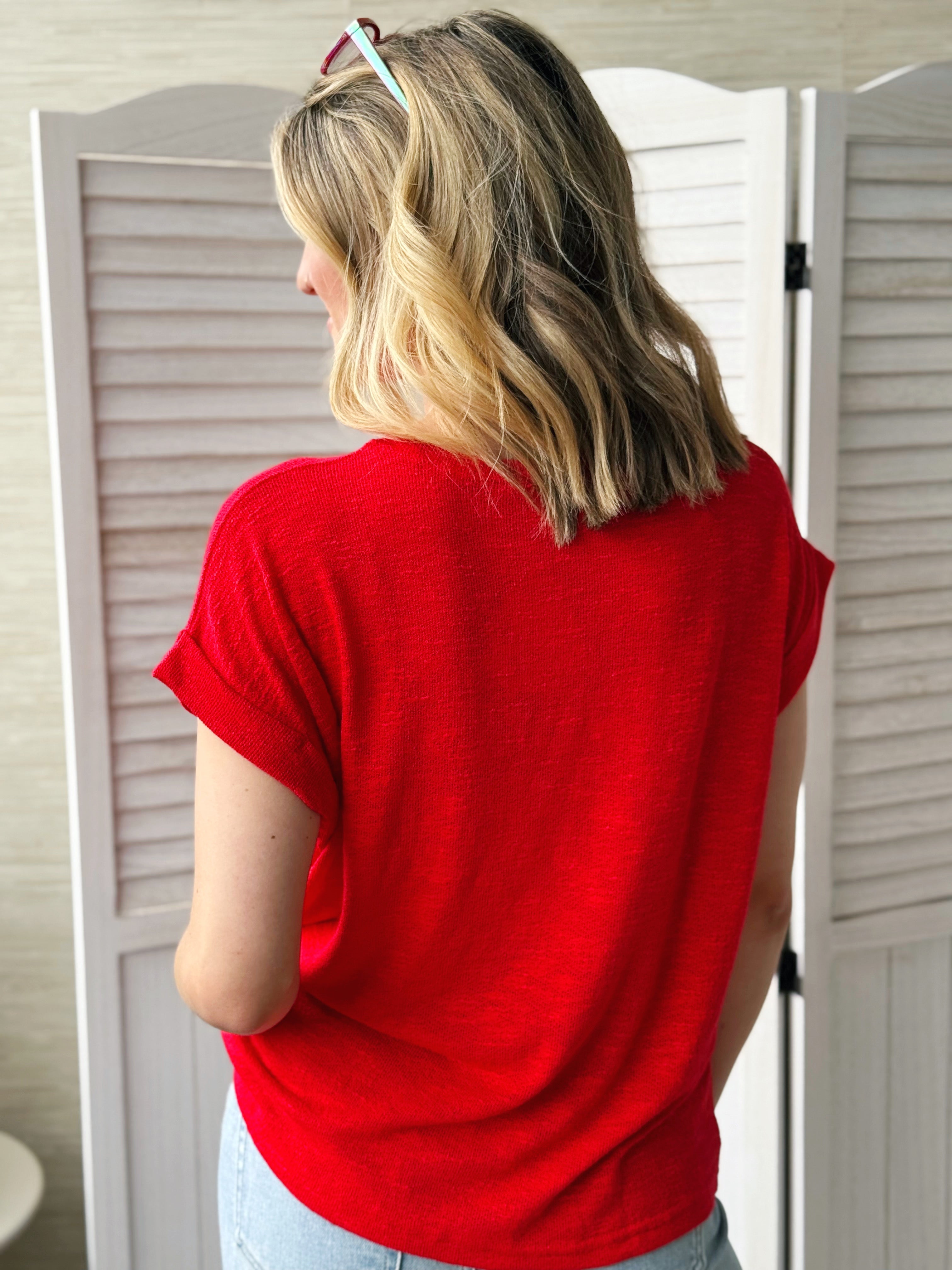 Misty Tee - RUBY - willows clothing S/S SHIRT