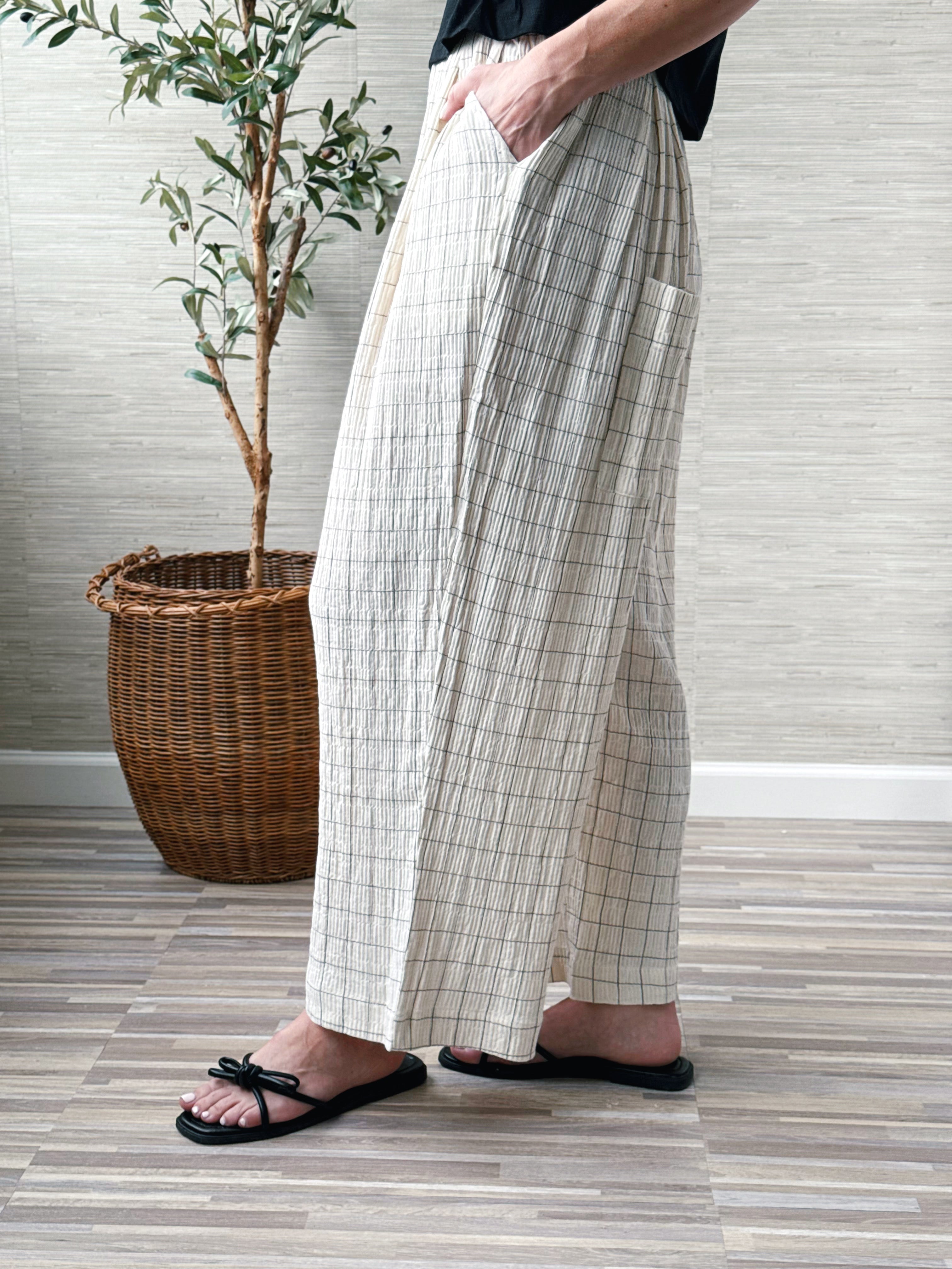 Mitchell Balloon Pants - CREAM - willows clothing PANTS