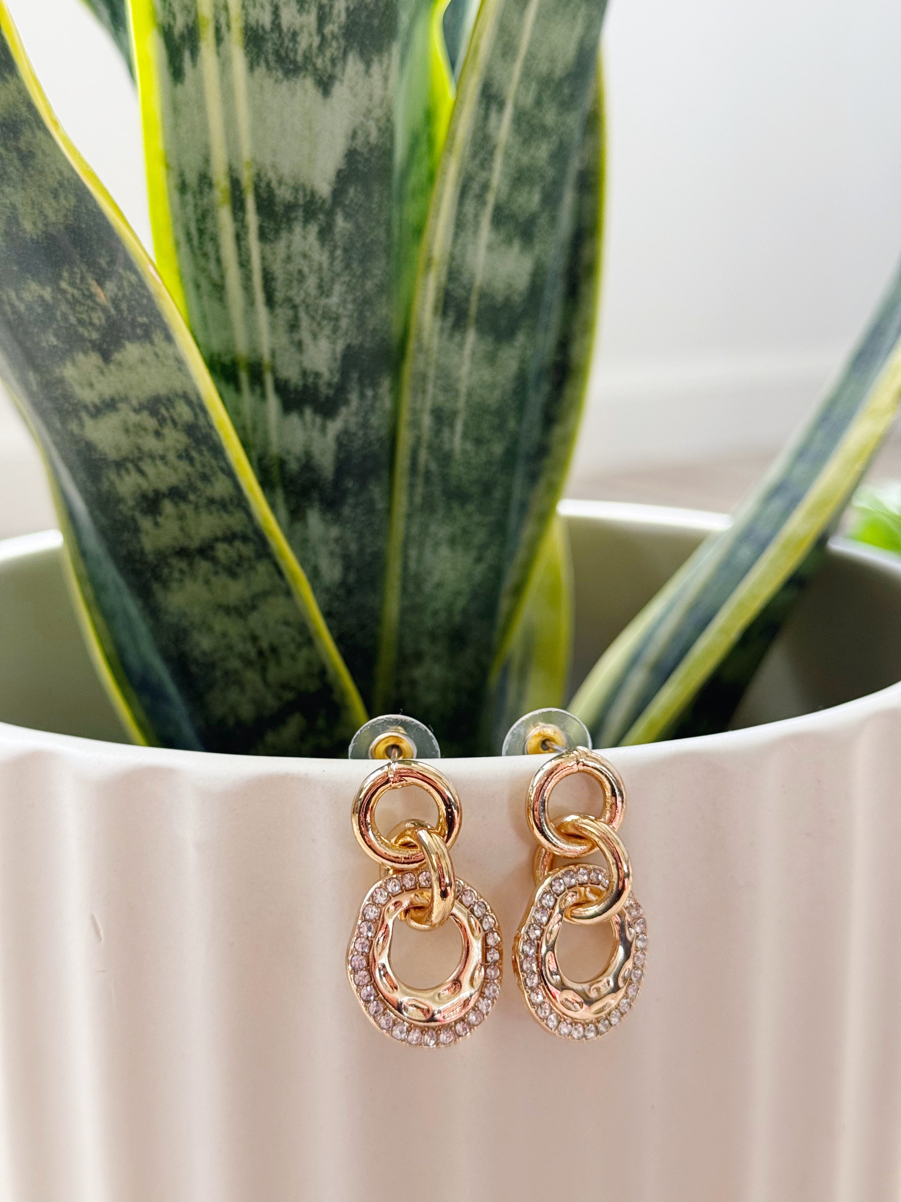 Molly Earrings - GOLD - willows clothing EARRINGS