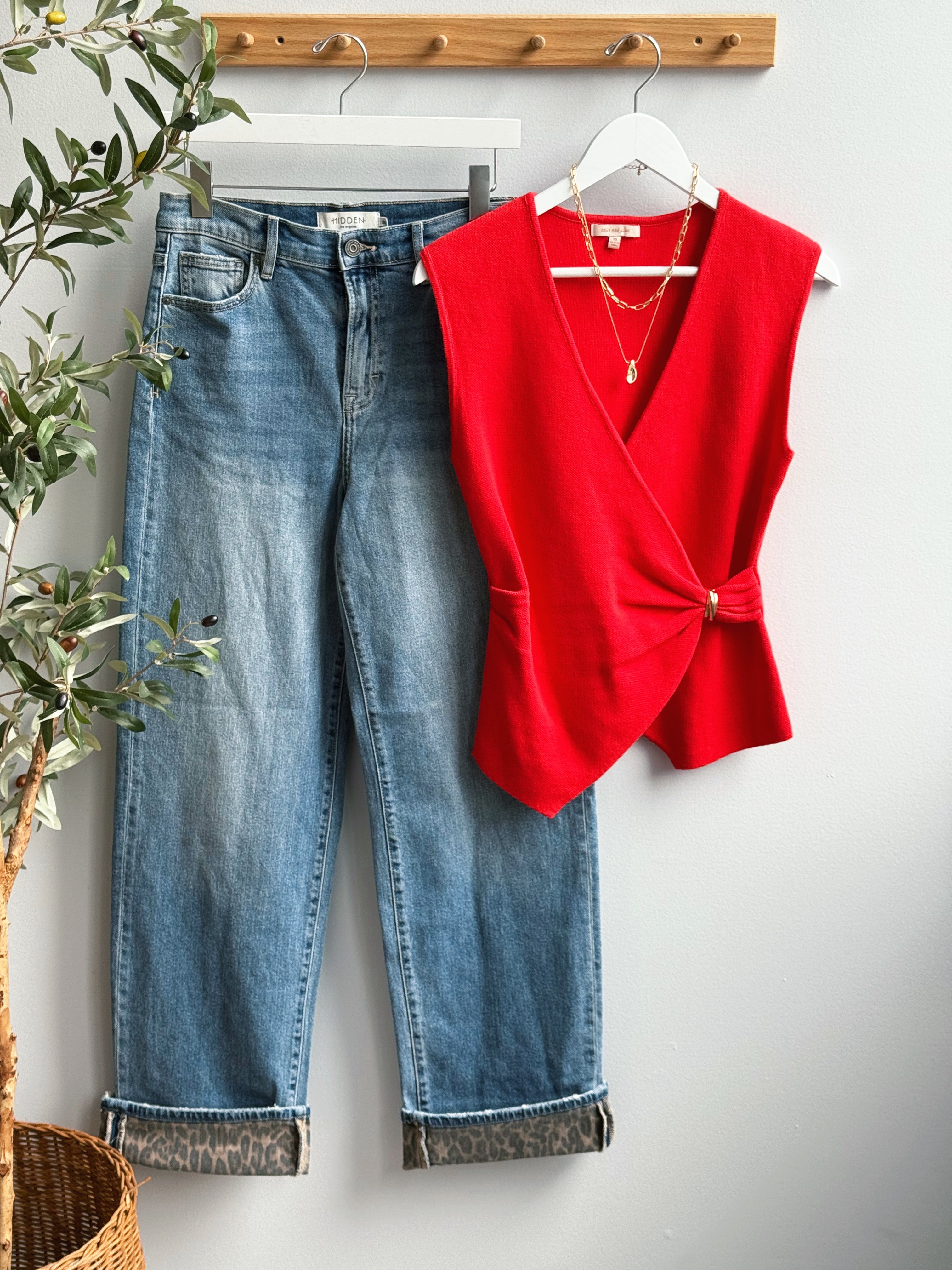 Mona Top - CORAL - willows clothing BLOUSE