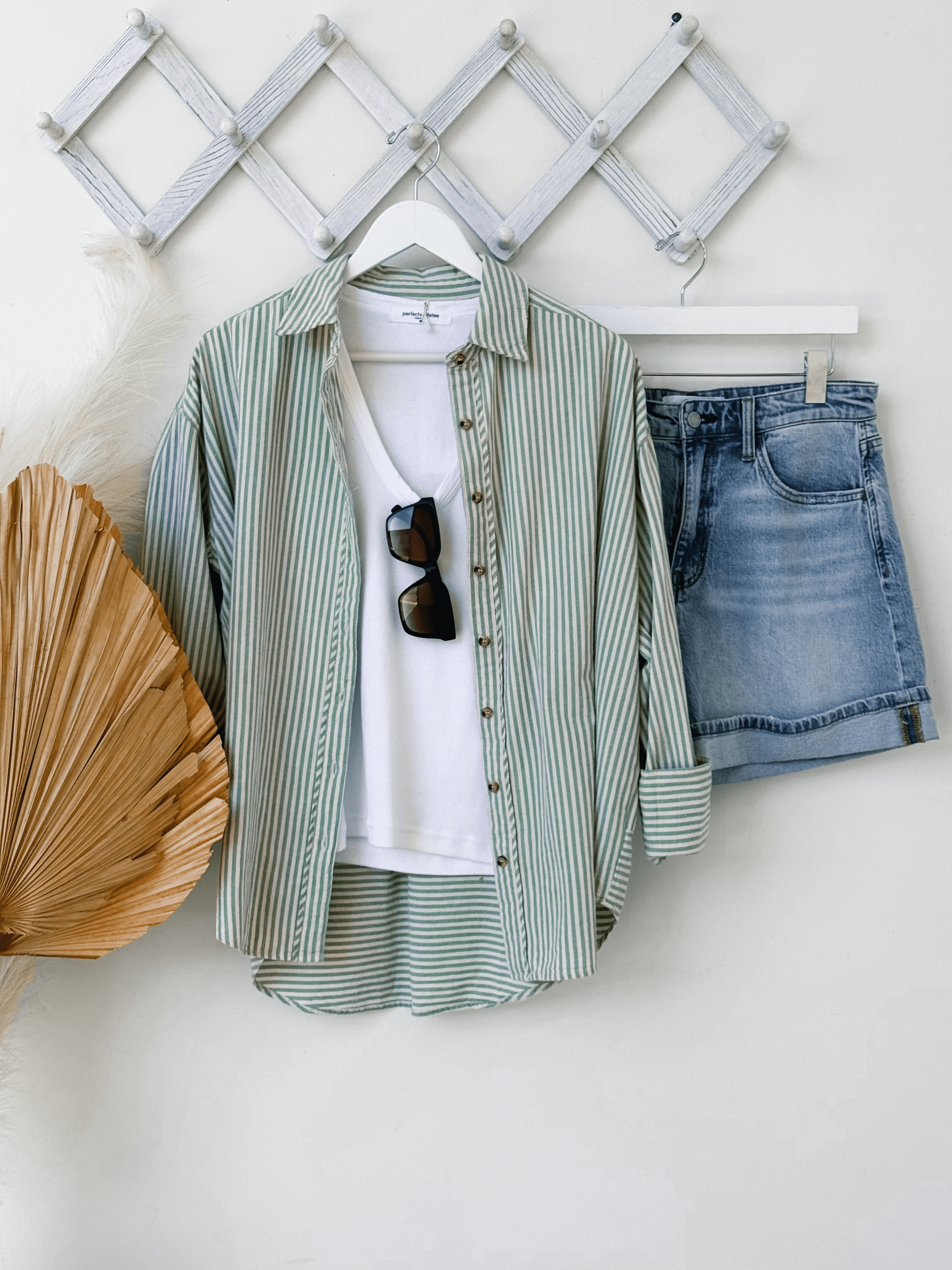 Murron Top - SAGE - willows clothing L/S SHIRT