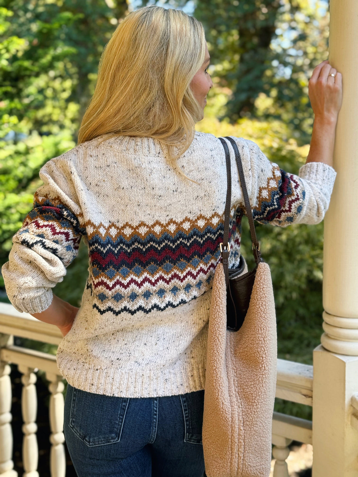 Nantucket Sweater - DENIM - willows clothing SWEATER