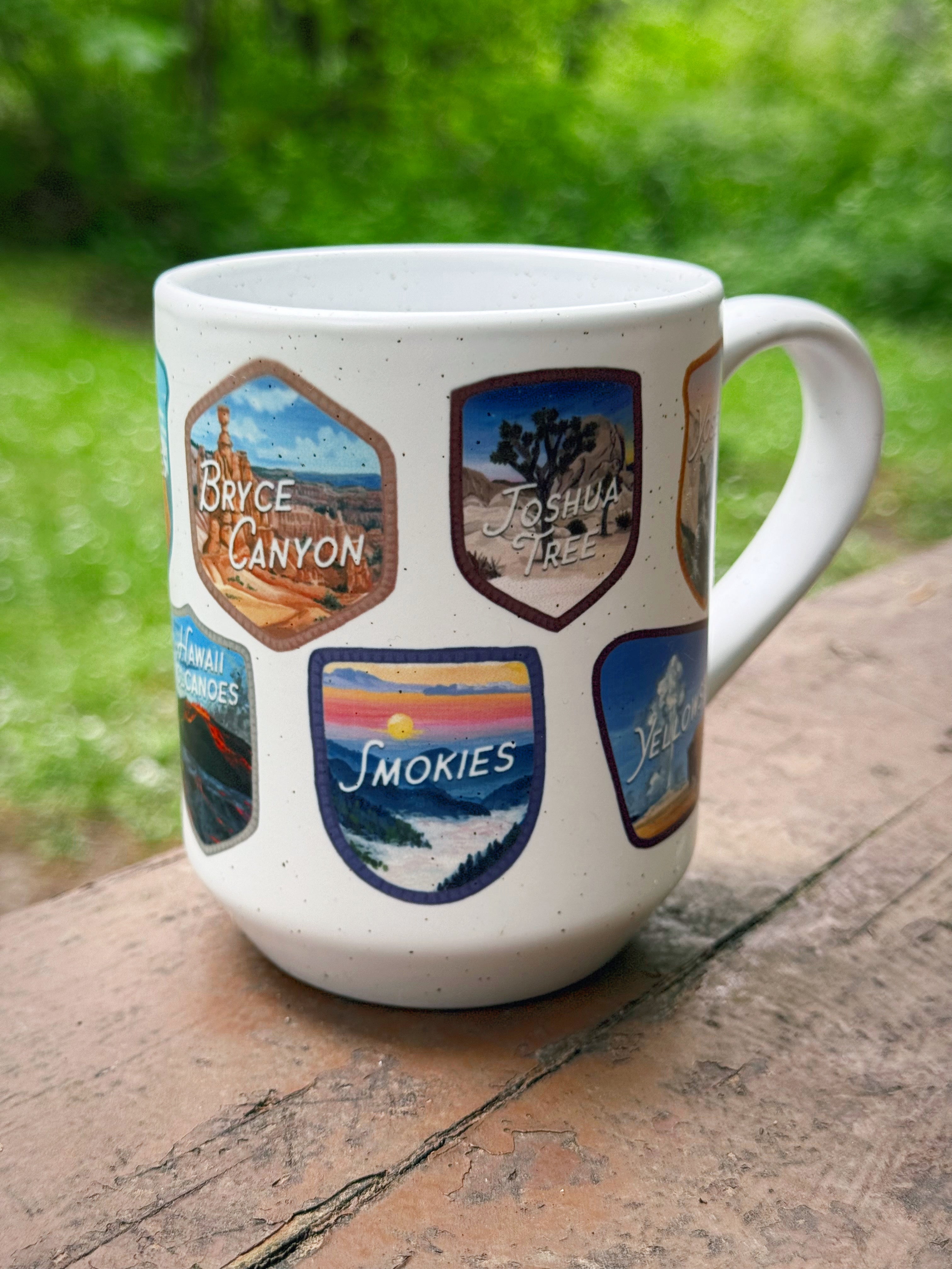 National Parks Badges Mug - willows clothing Gifts