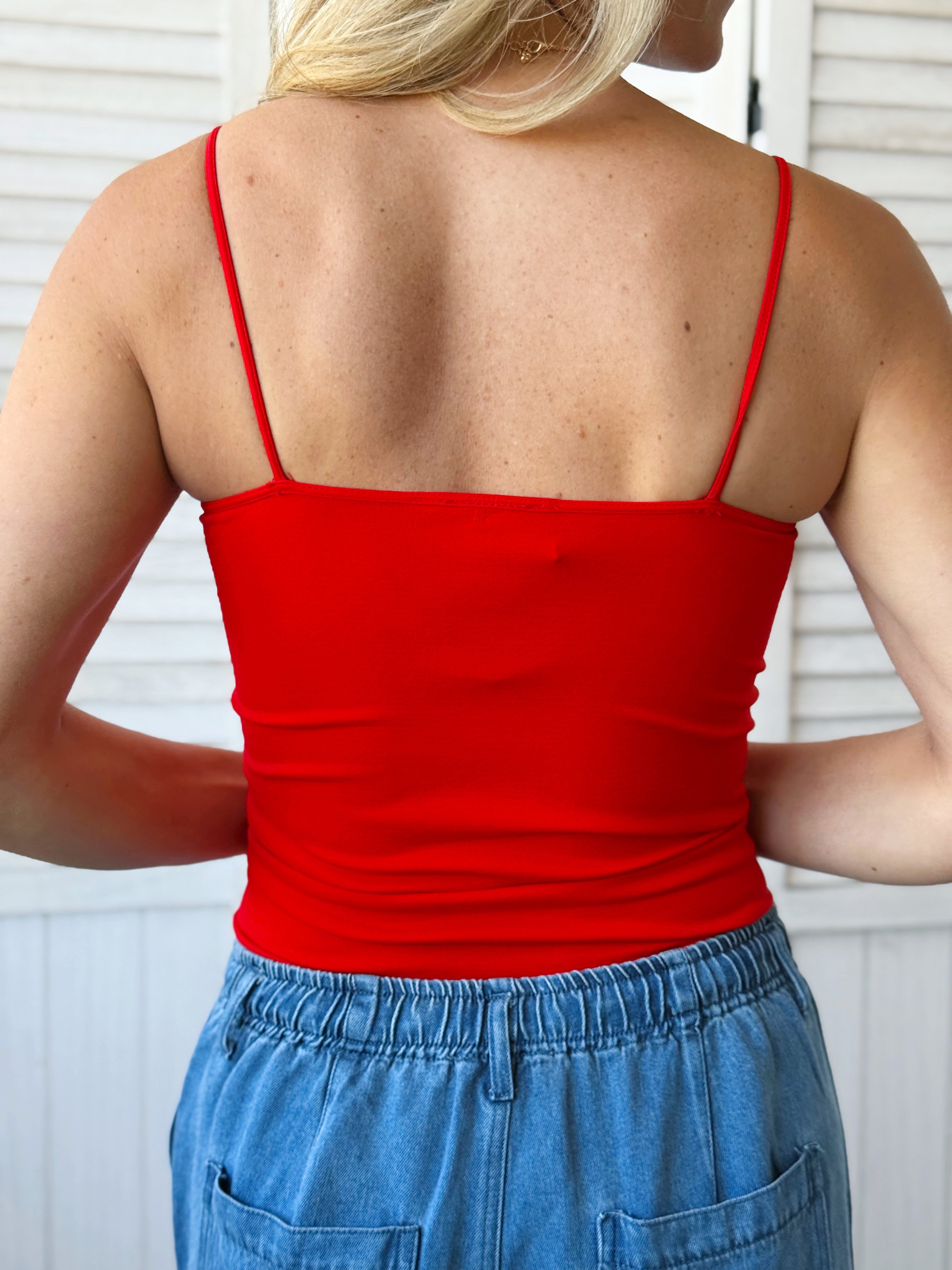 NIKIBIKI Tank Top - RED - willows clothing Tanks