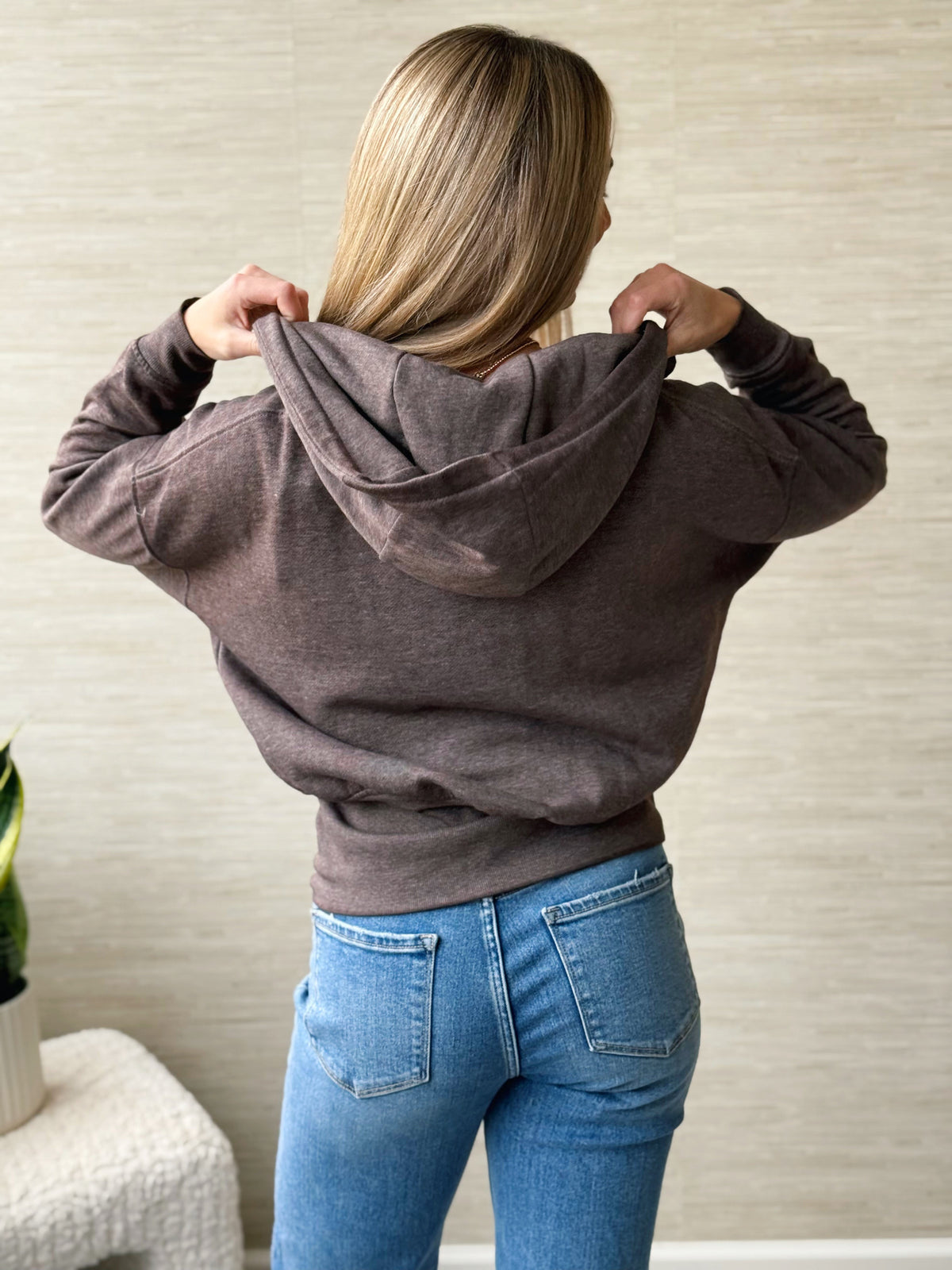 NorthWest Road Trip Zip Up - COFFEE BEAN - willows clothing SWEATSHIRT