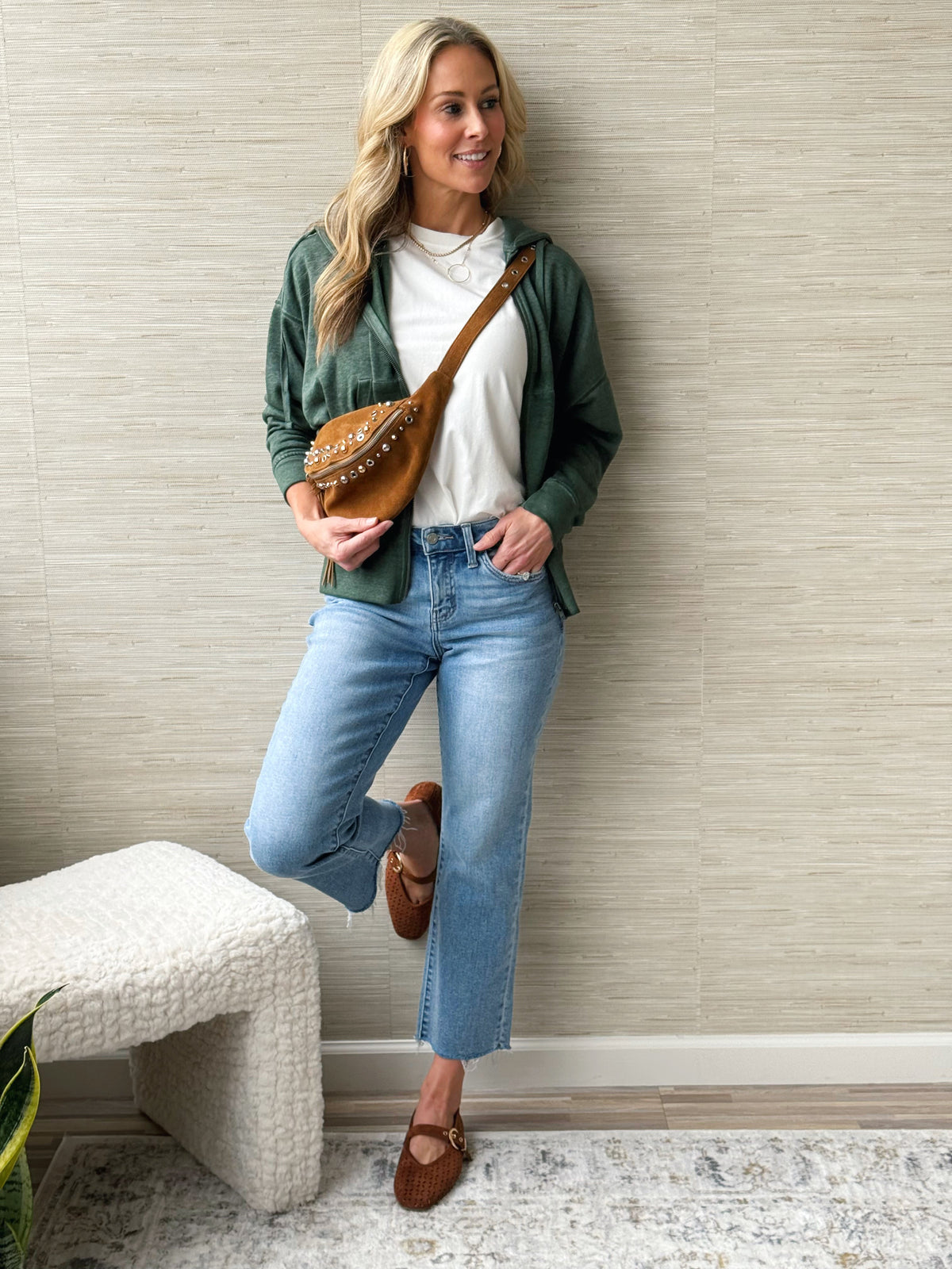 NorthWest Road Trip Zip Up - SYCAMORE - willows clothing SWEATSHIRT