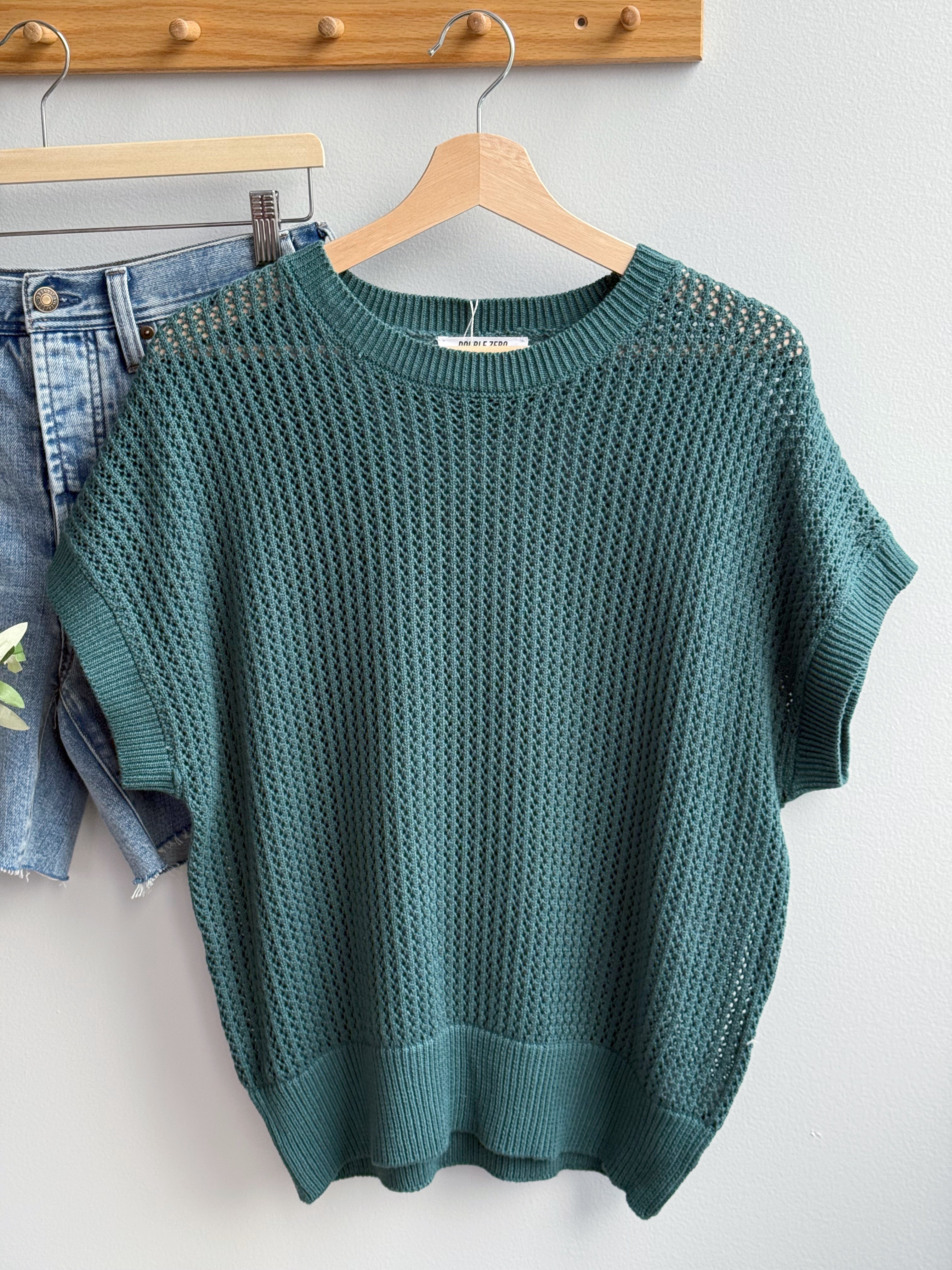 Oasis Sweater - DARK TEAL - willows clothing SWEATER