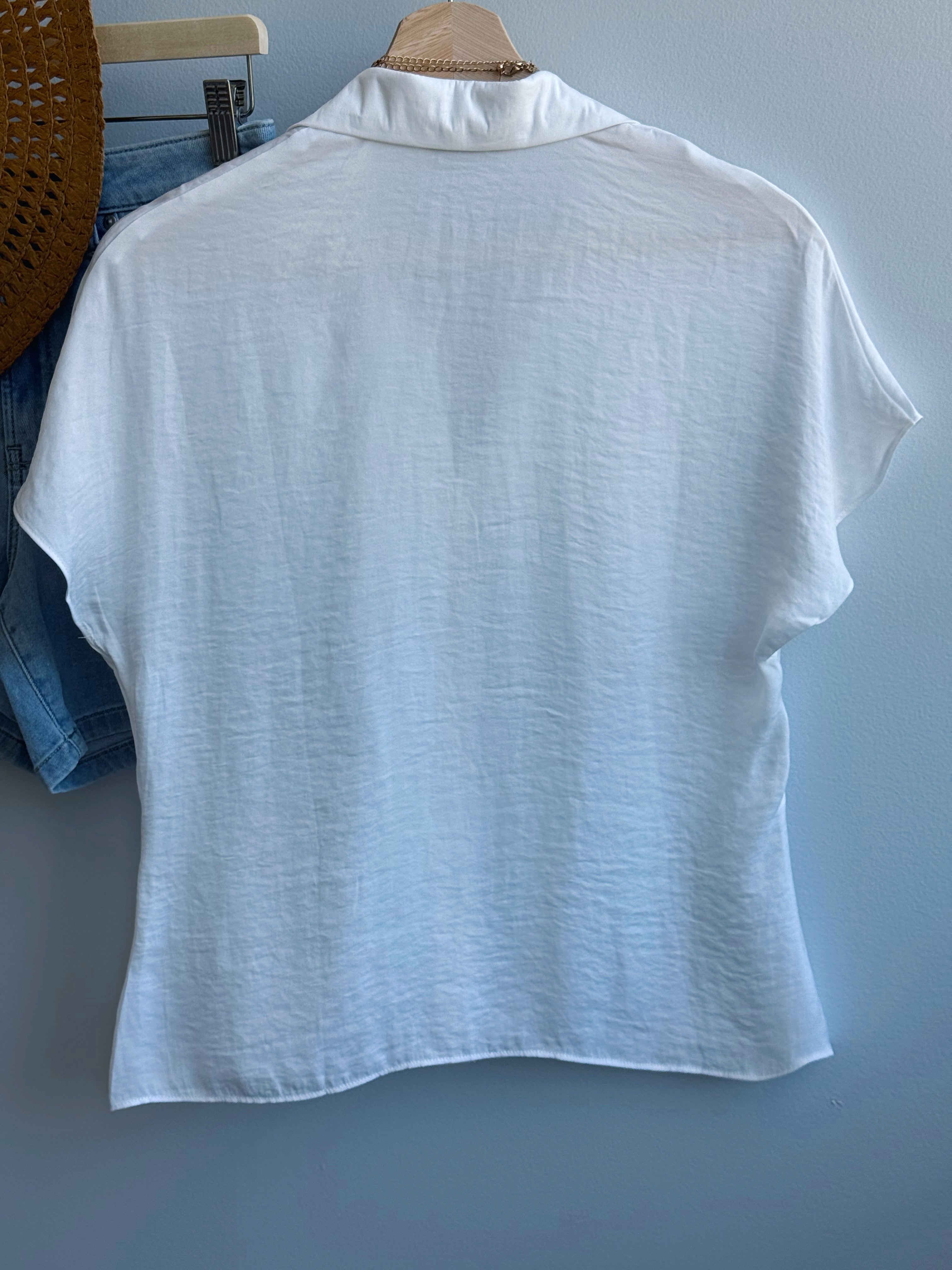 Oliver Blouse - OFF WHITE - willows clothing BLOUSE