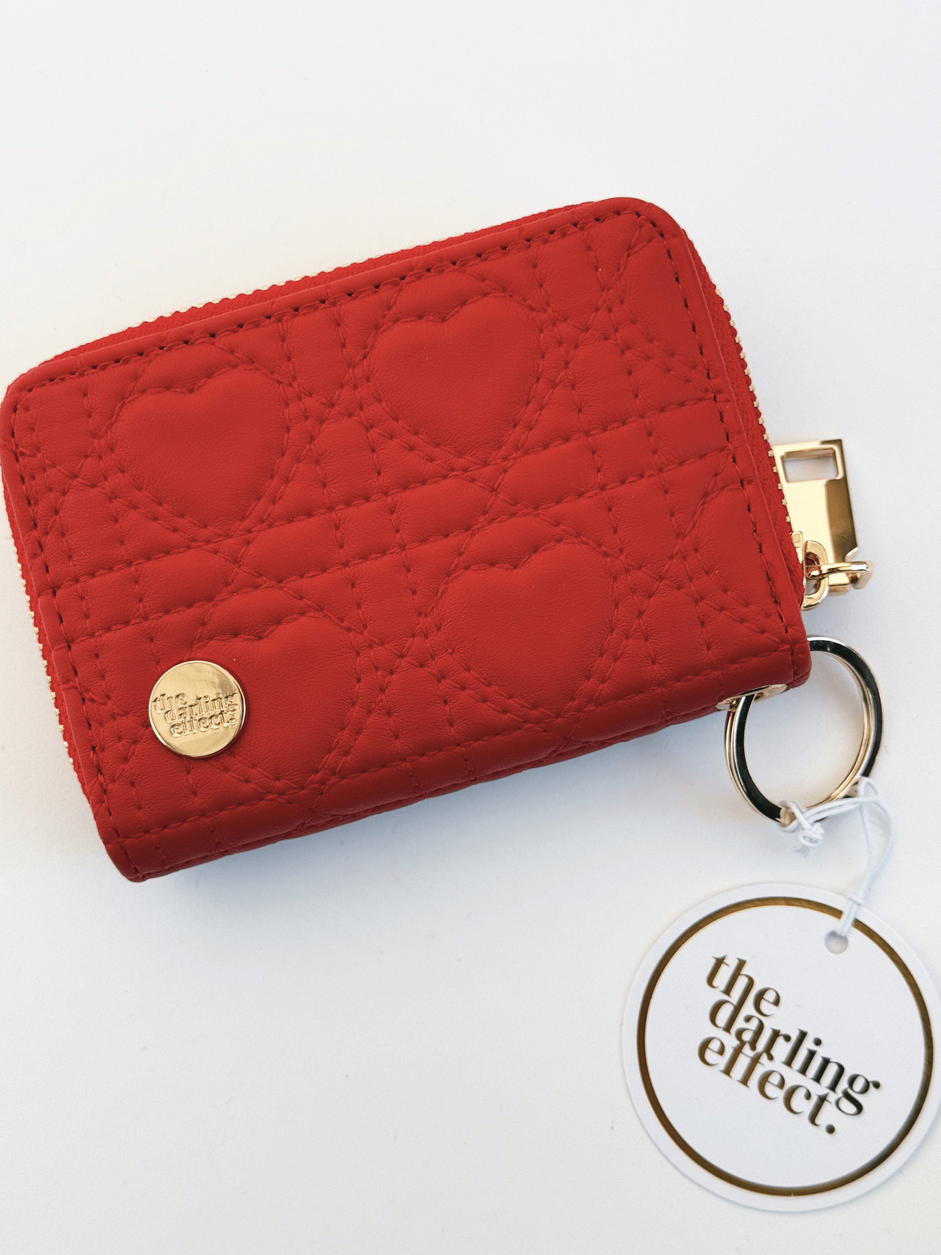 Oria Wallet - RED HEARTS - willows clothing Wallet