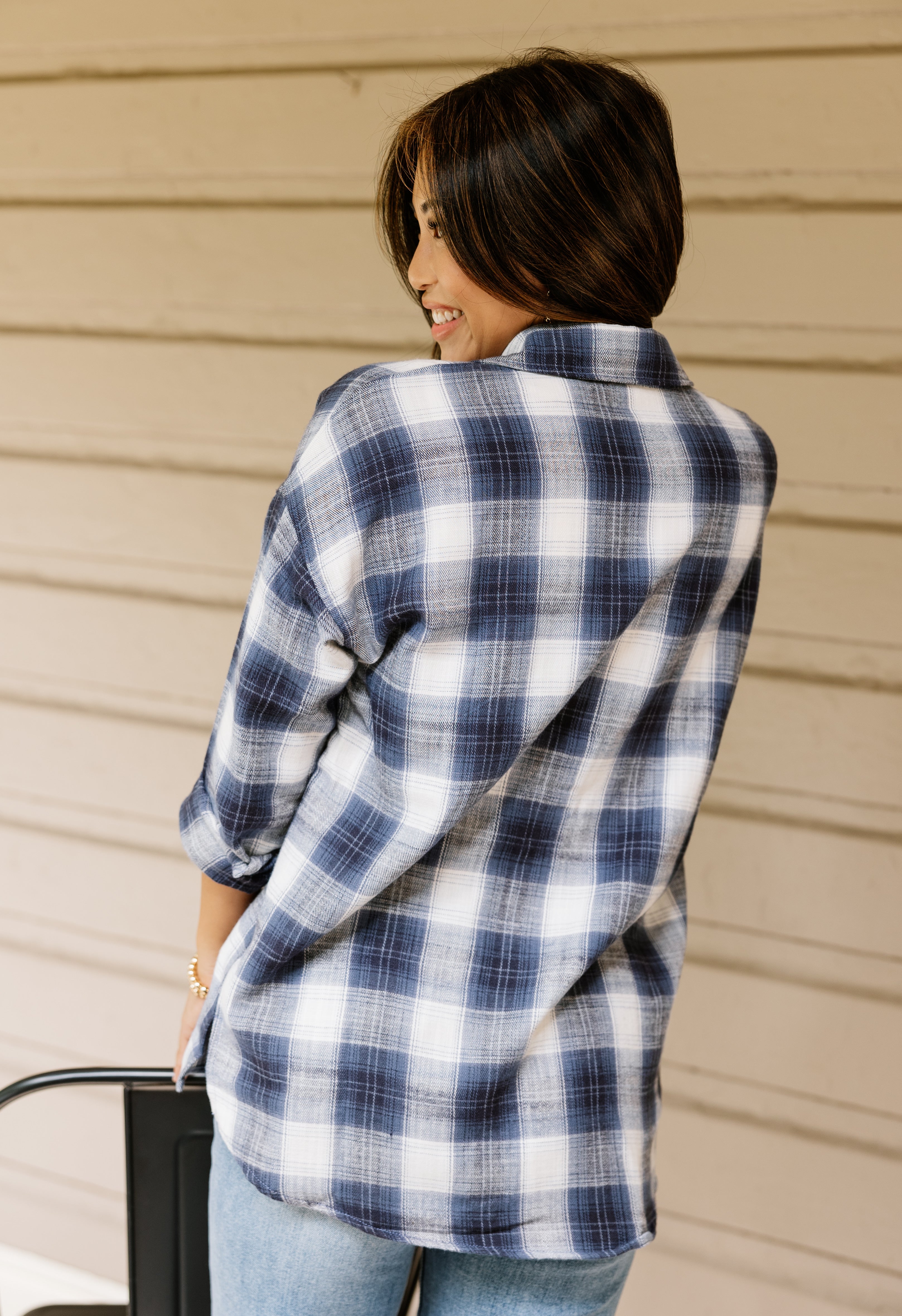 Orion Flannel - BLUE - willows clothing L/S SHIRT