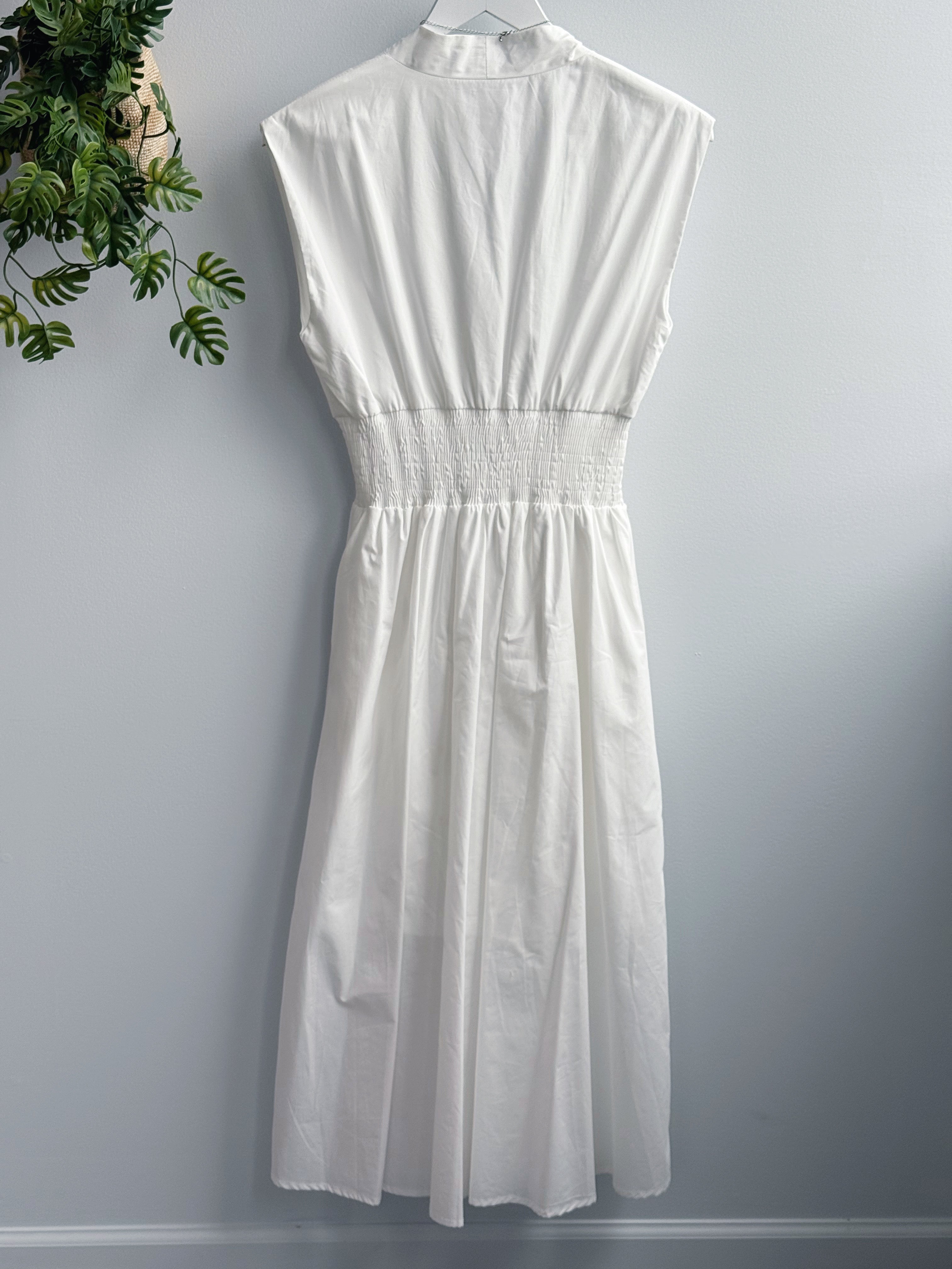 Paloma Dress - OFF WHITE - willows clothing MIDI DRESS