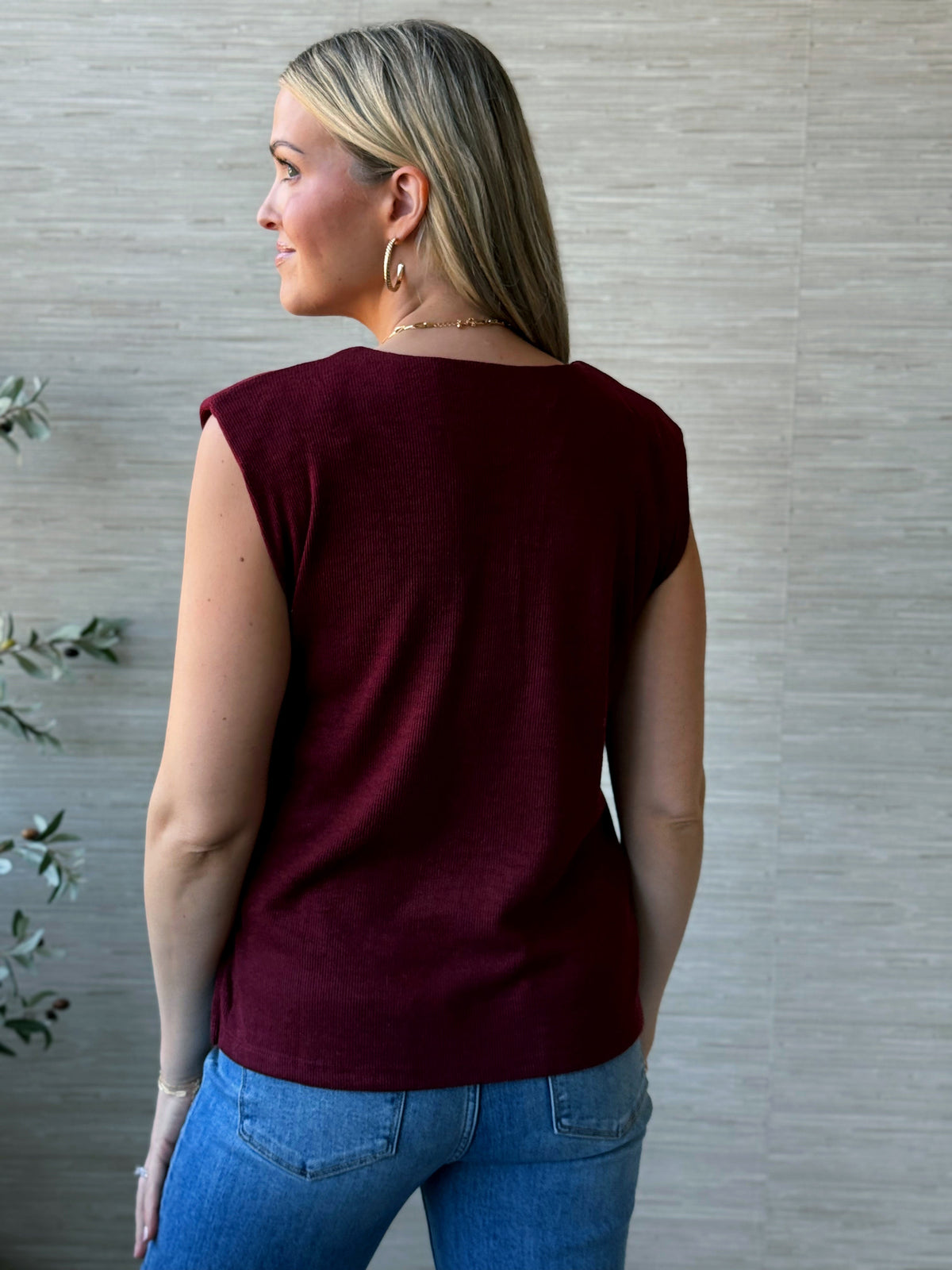 Park City Top - BURGUNDY - willows clothing SWEATER