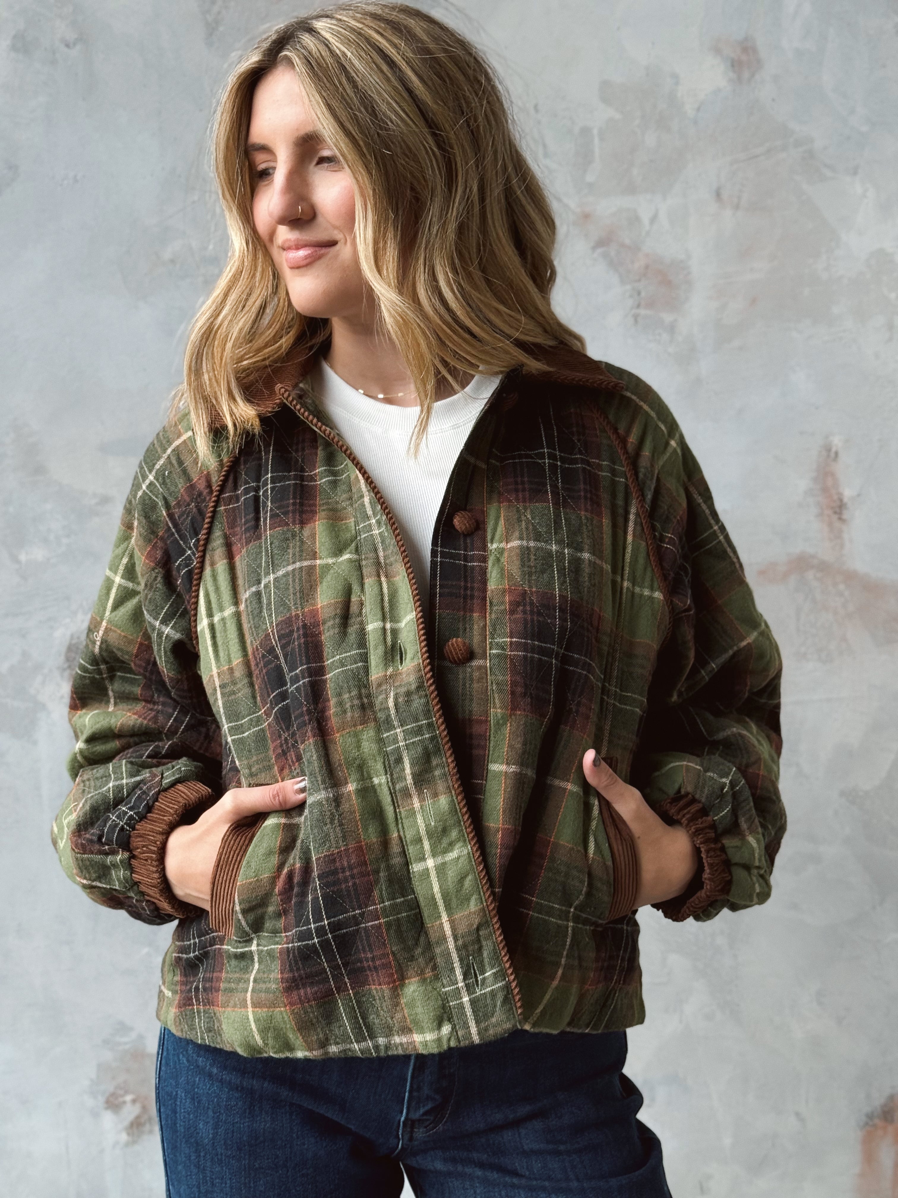 Pinewood Jacket - OLIVE - willows clothing JACKET