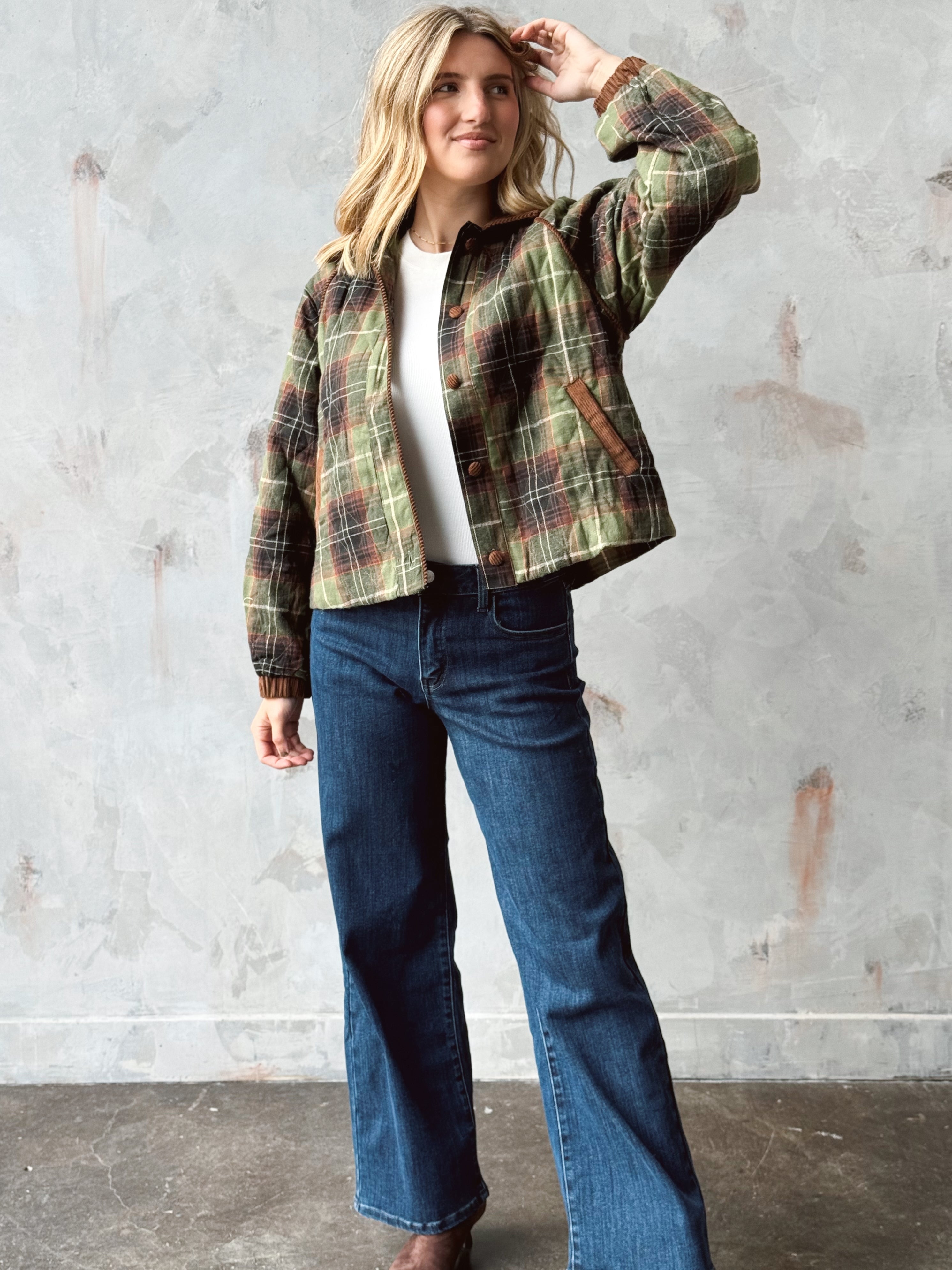 Pinewood Jacket - OLIVE - willows clothing JACKET