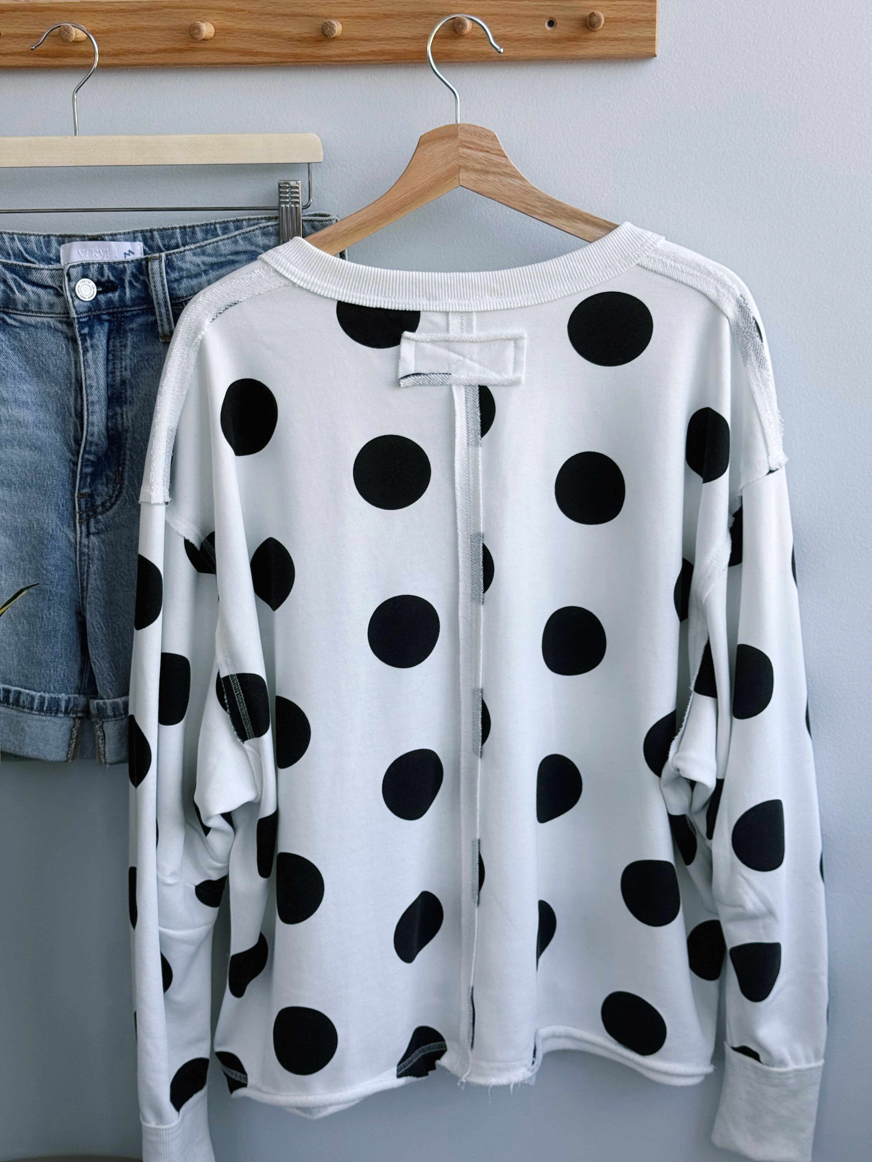 Pippa Sweatshirt - IVORY - willows clothing L/S SHIRT