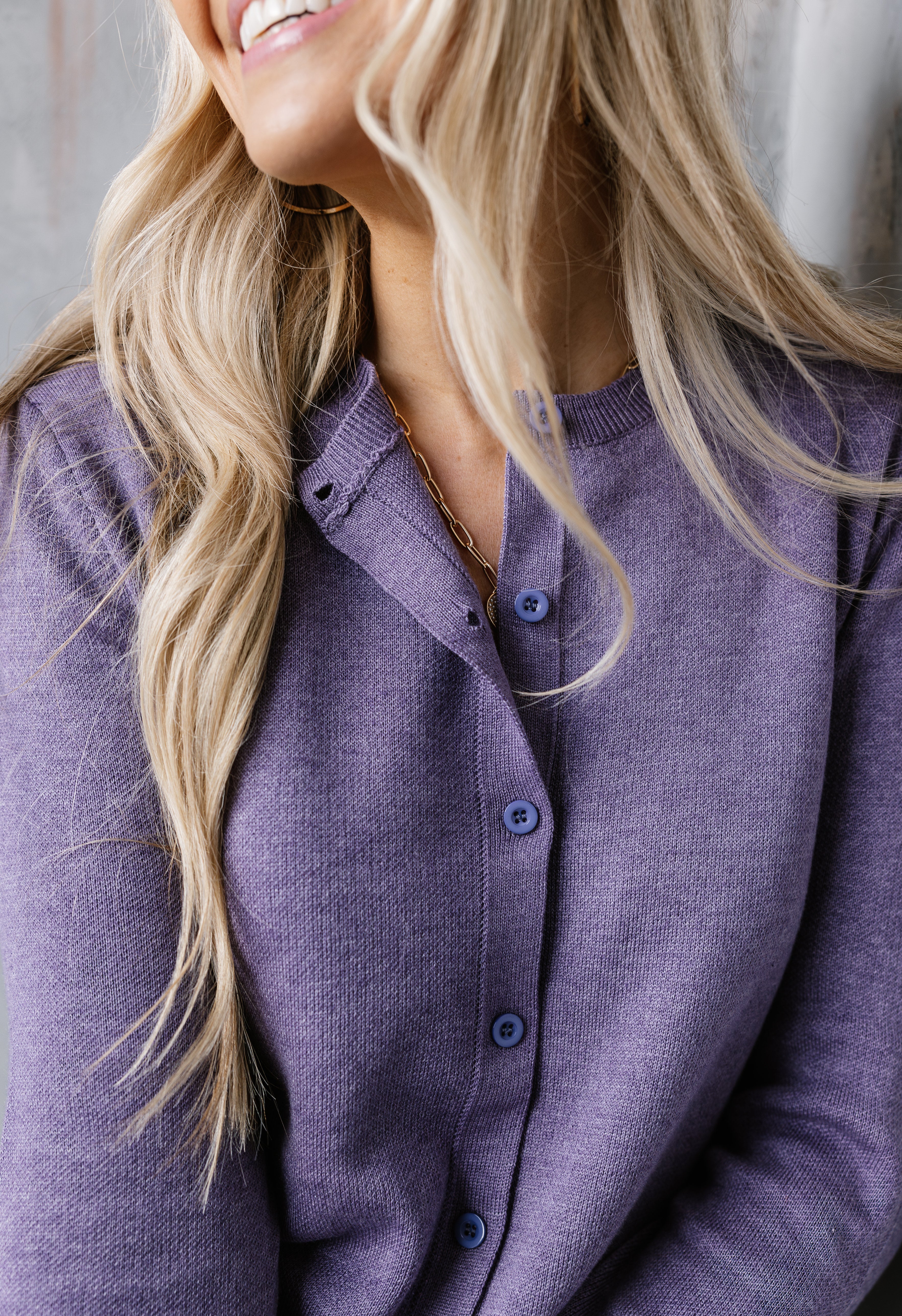 Polly Cardigan - LAVENDER - willows clothing Cardigan