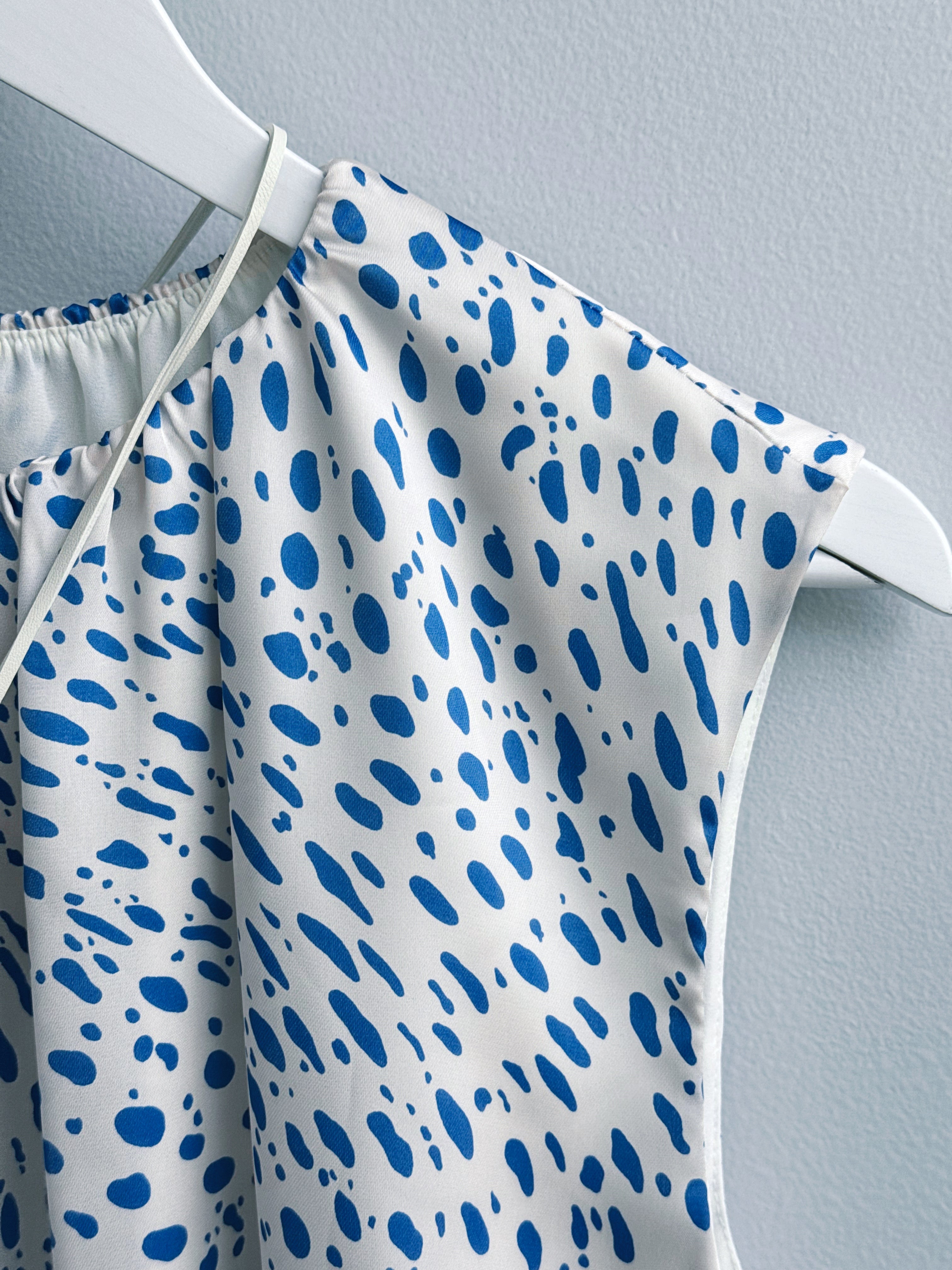 Portia Tank - BLUE - willows clothing BLOUSE