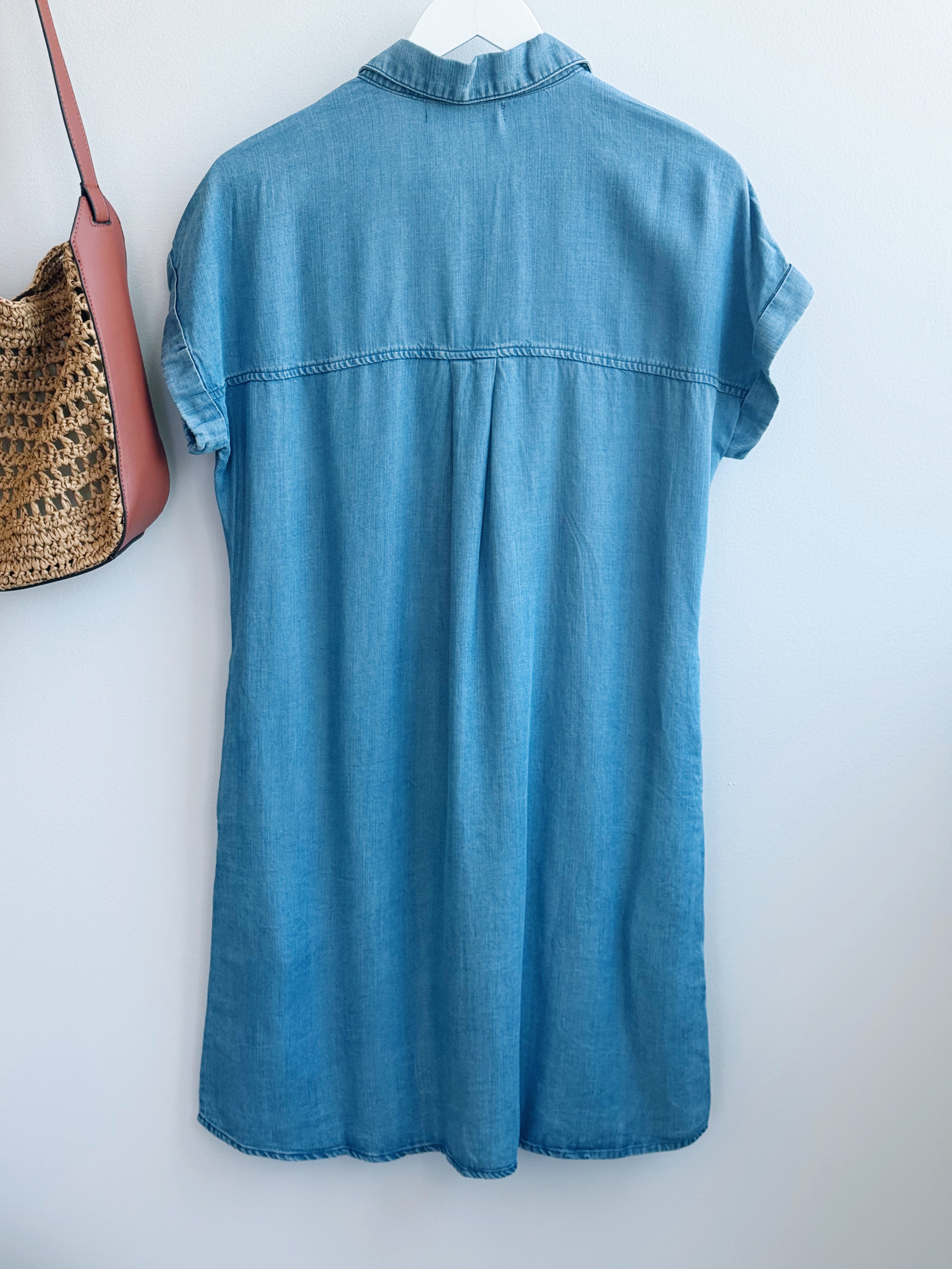 Powell Dress - MED WASH - willows clothing SHORT DRESS
