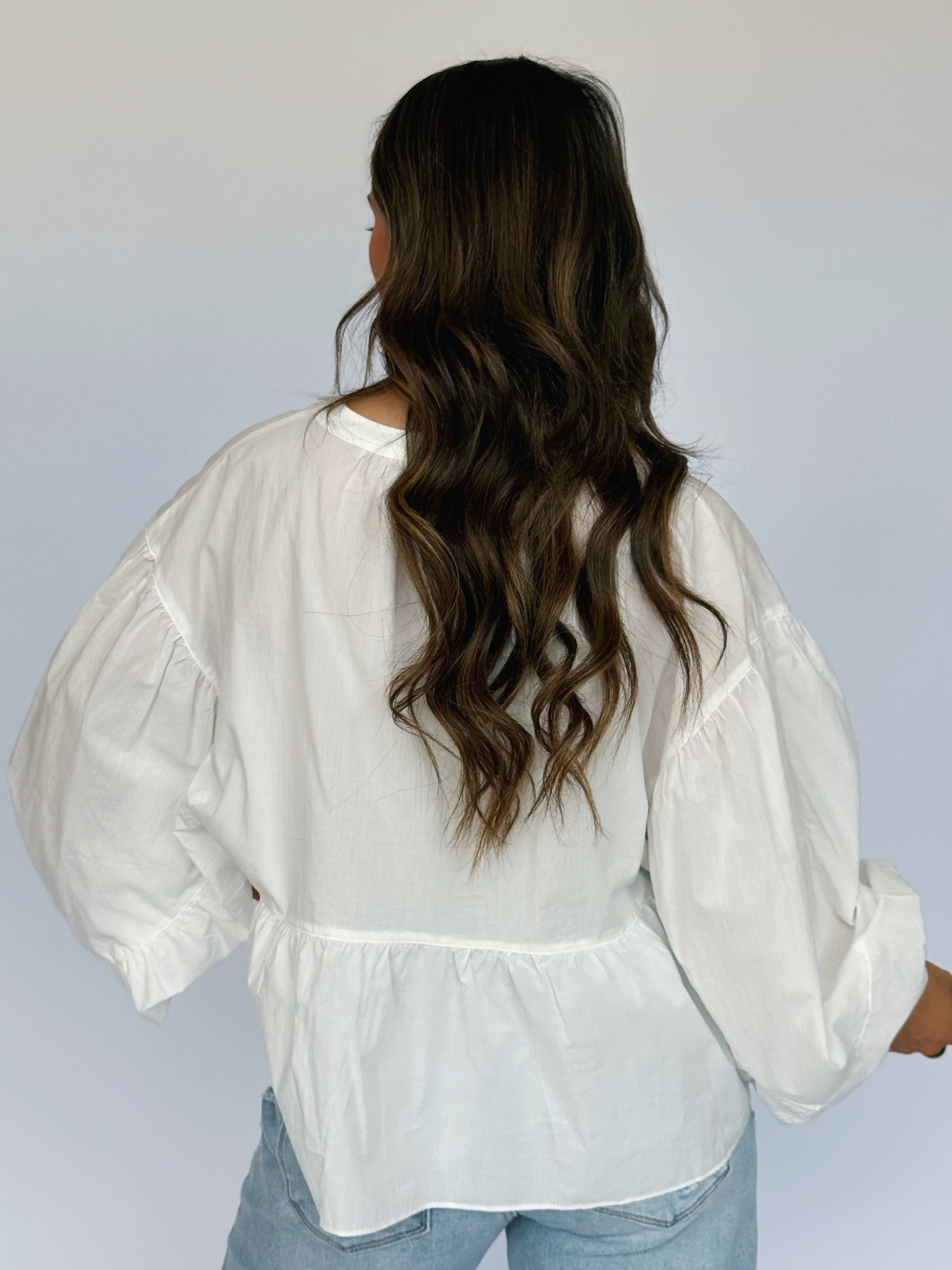 Priscilla Blouse - OFF WHITE - willows clothing BLOUSE