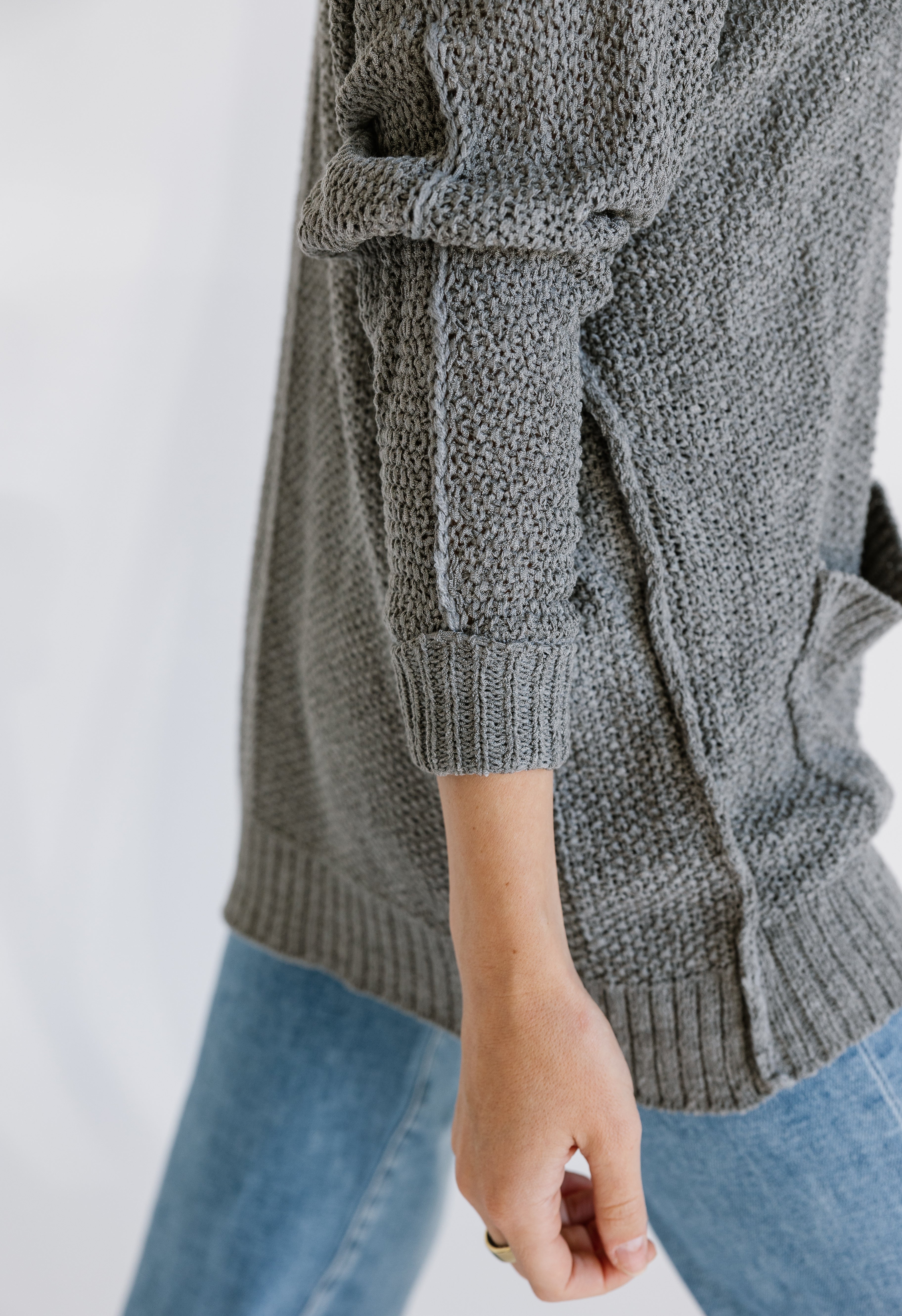 Rain Or Shine Cardigan - HEATHER GREY - willows clothing Cardigan