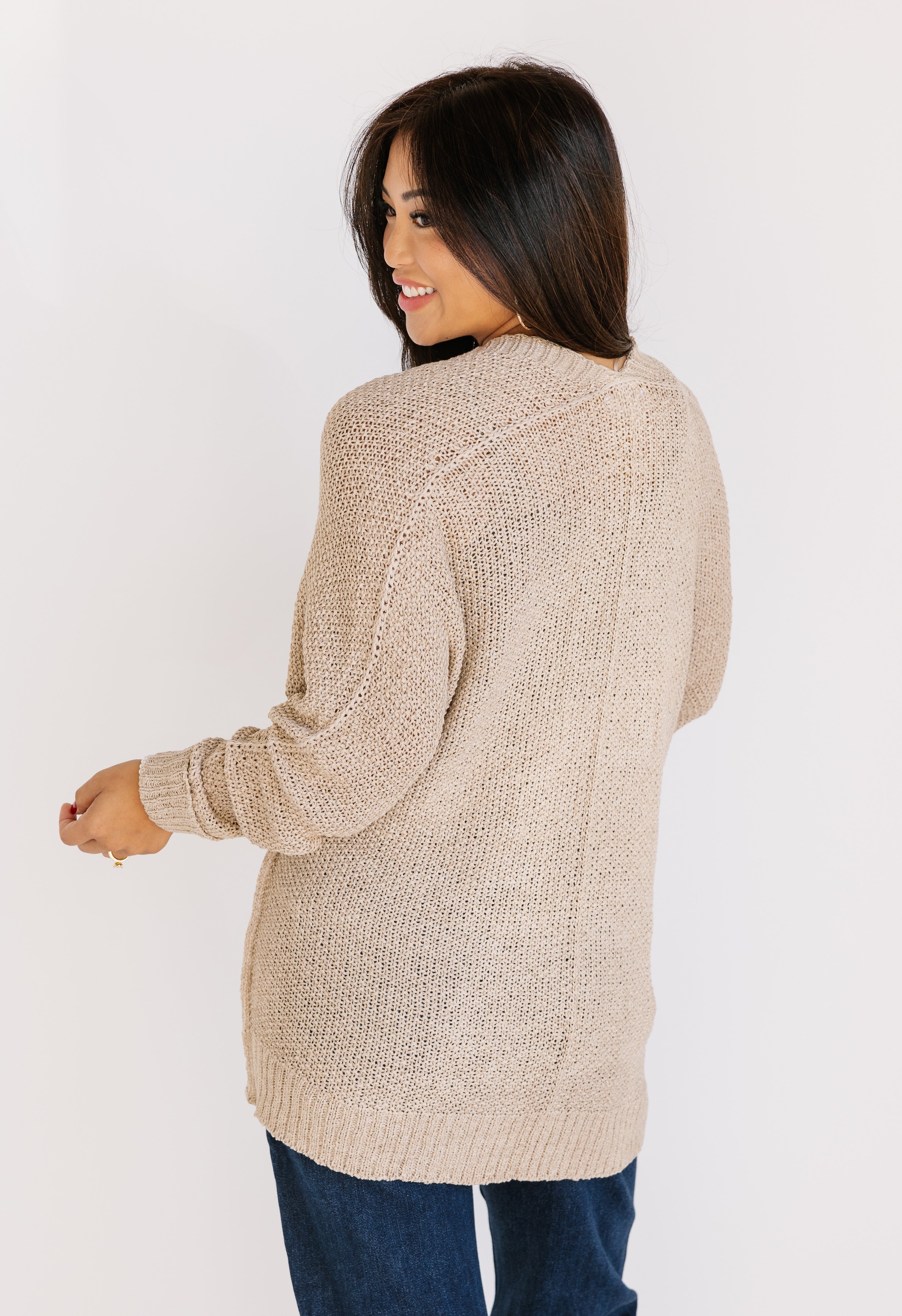 Rain or Shine Cardigan - OATMEAL - willows clothing Cardigan