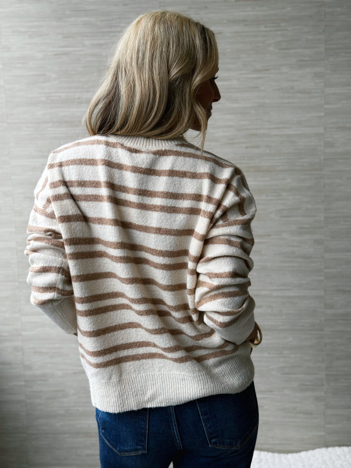 Rainy Day Sweater- TAUPE - willows clothing SWEATER