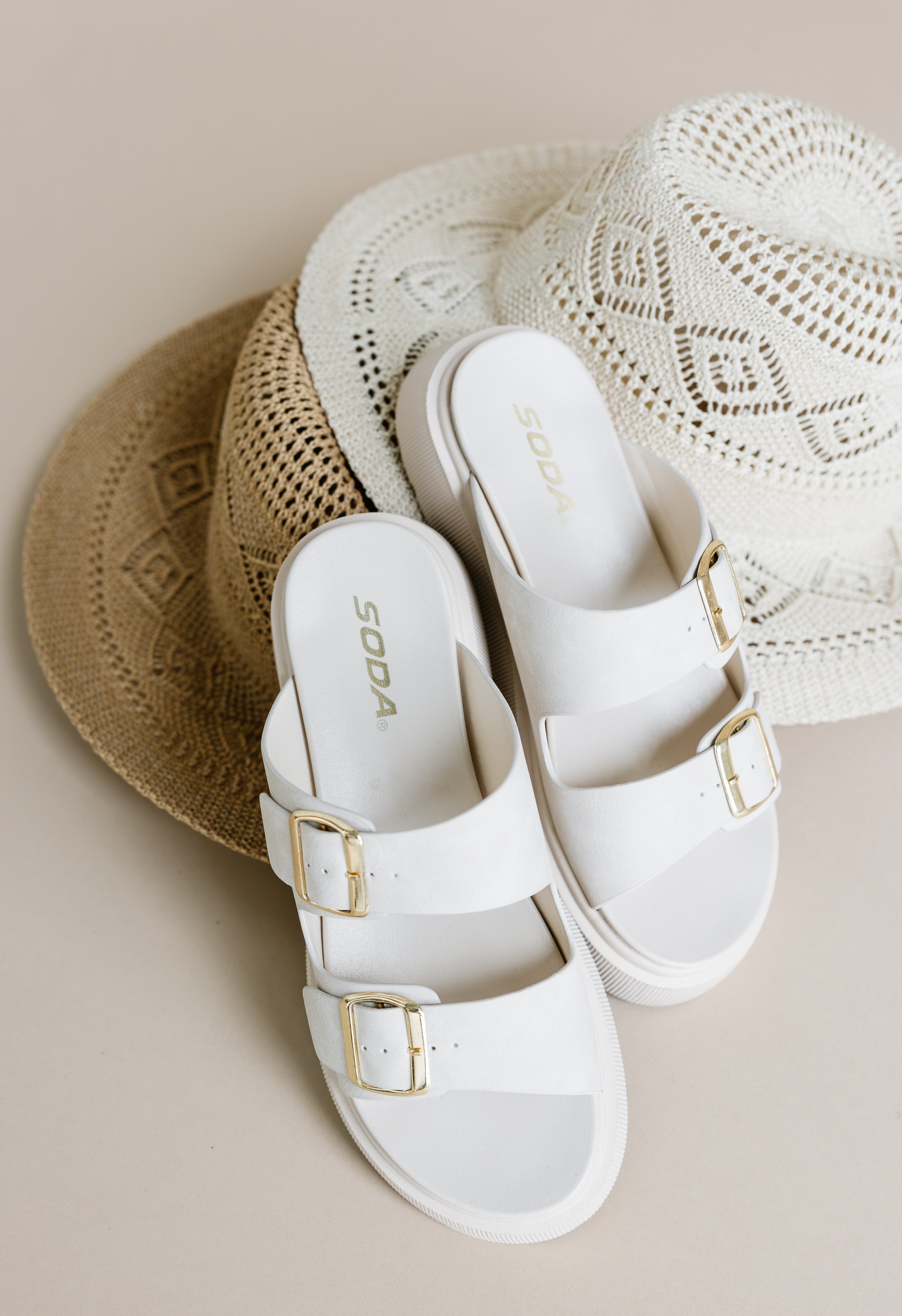 Reverie Sandals - BEIGE - willows clothing Sandals